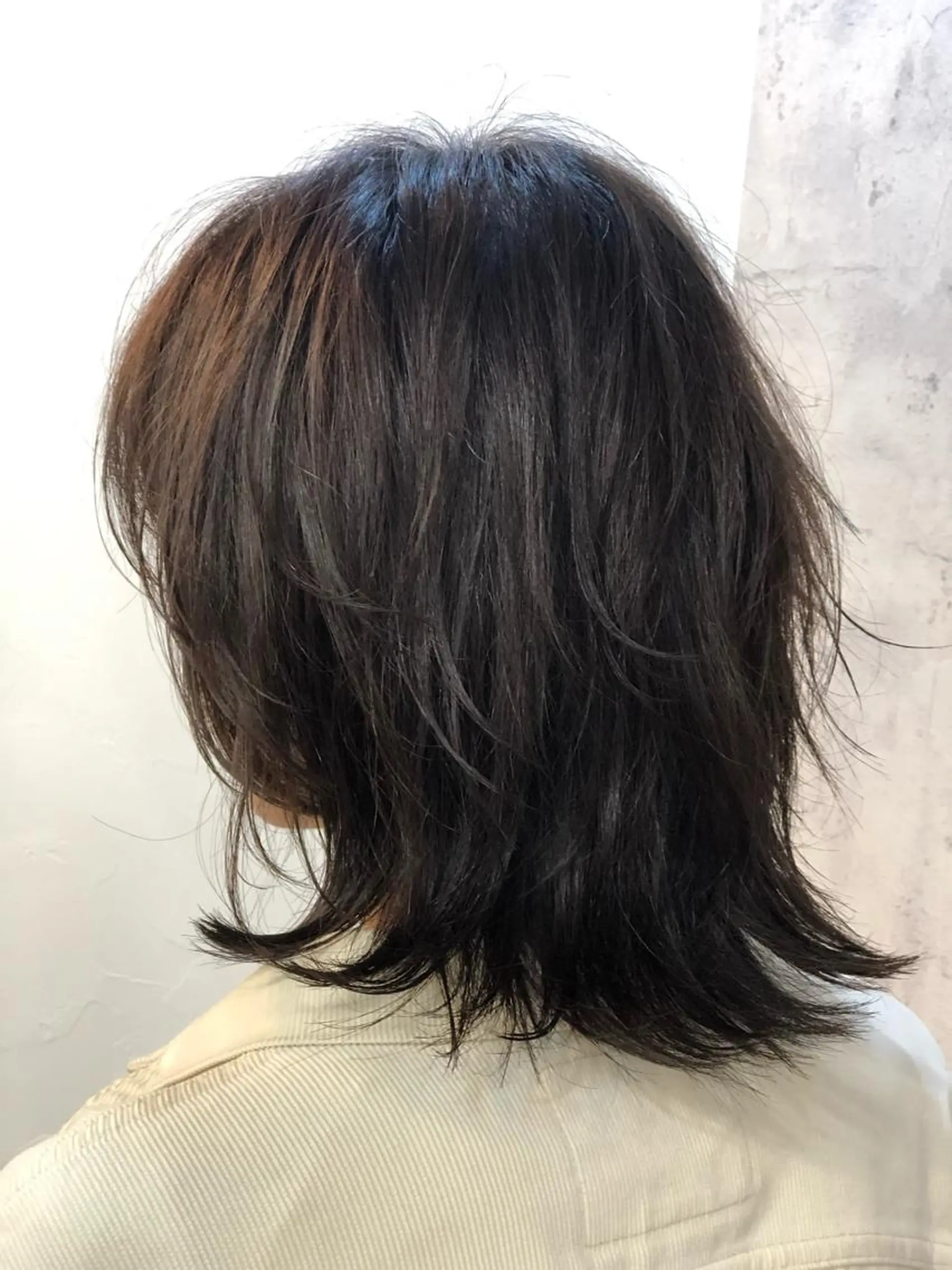 セミロング かわさき ともやのヘアスタイル