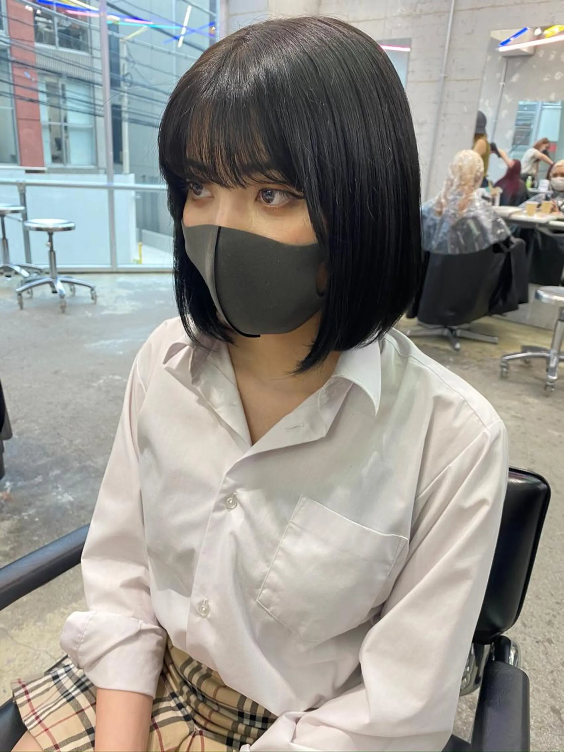 ショート カラー 💗💗韓国レイヤー yu-ki💗💗のヘアスタイル