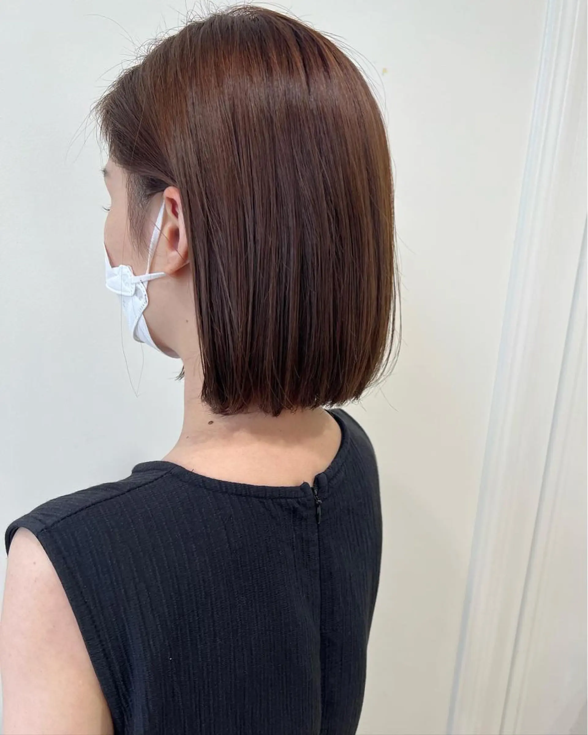 ショート カット 縮毛矯正 中村 未夢のヘアスタイル