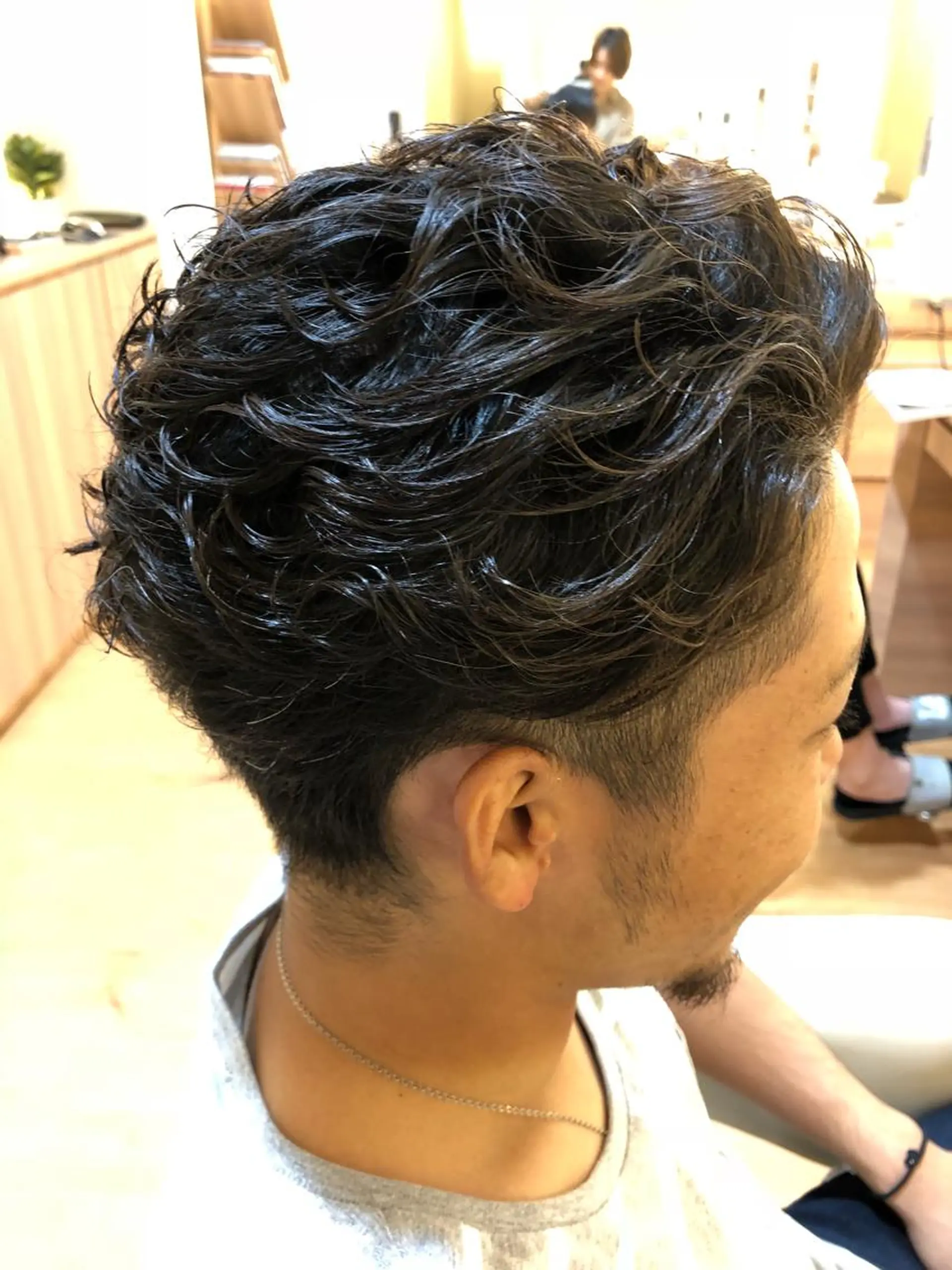 ショート パーマ メンズ メンズカット 三村洸斗のヘアスタイル