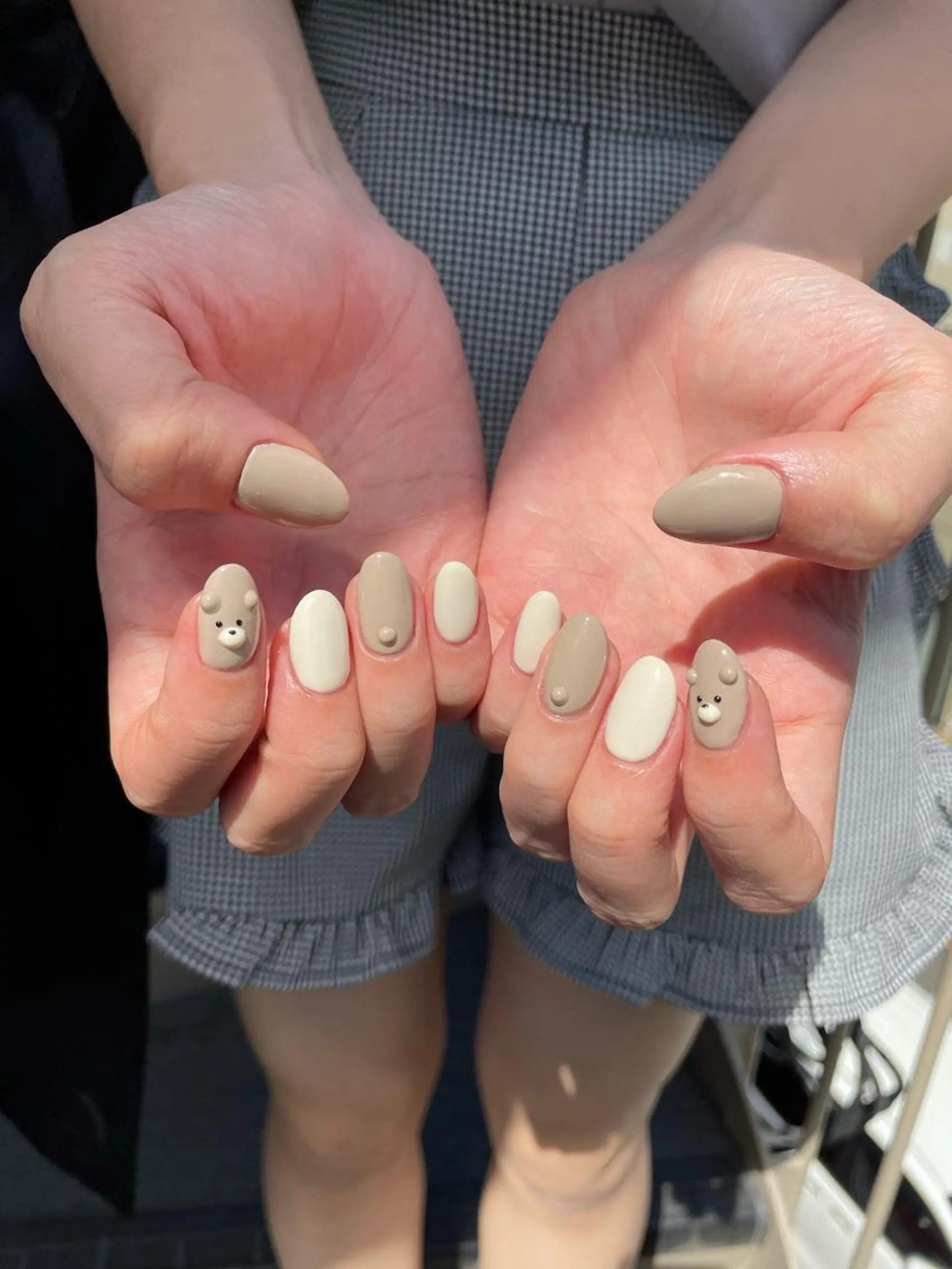 ネイル ぷっくりネイル シンプルネイル ハンドネイル うにゃねいる🌷 Mayaのネイルデザイン