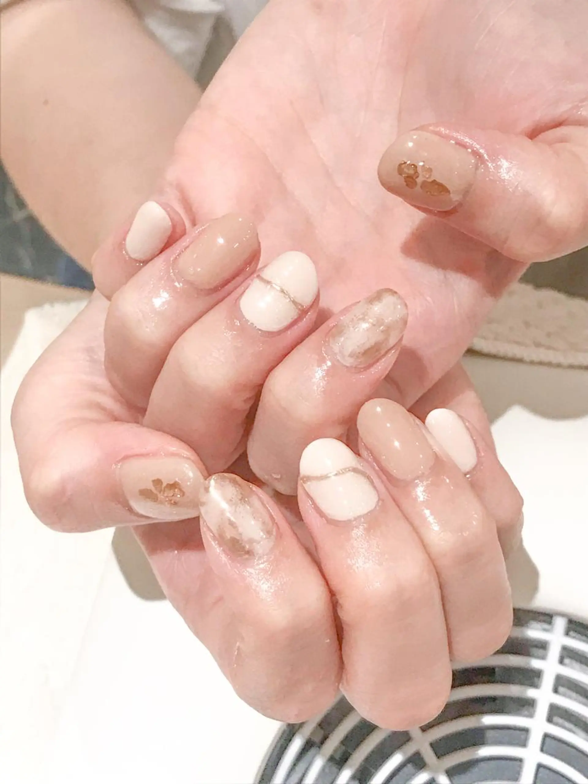 ネイル ブラウン Nyanco Nailのネイルデザイン