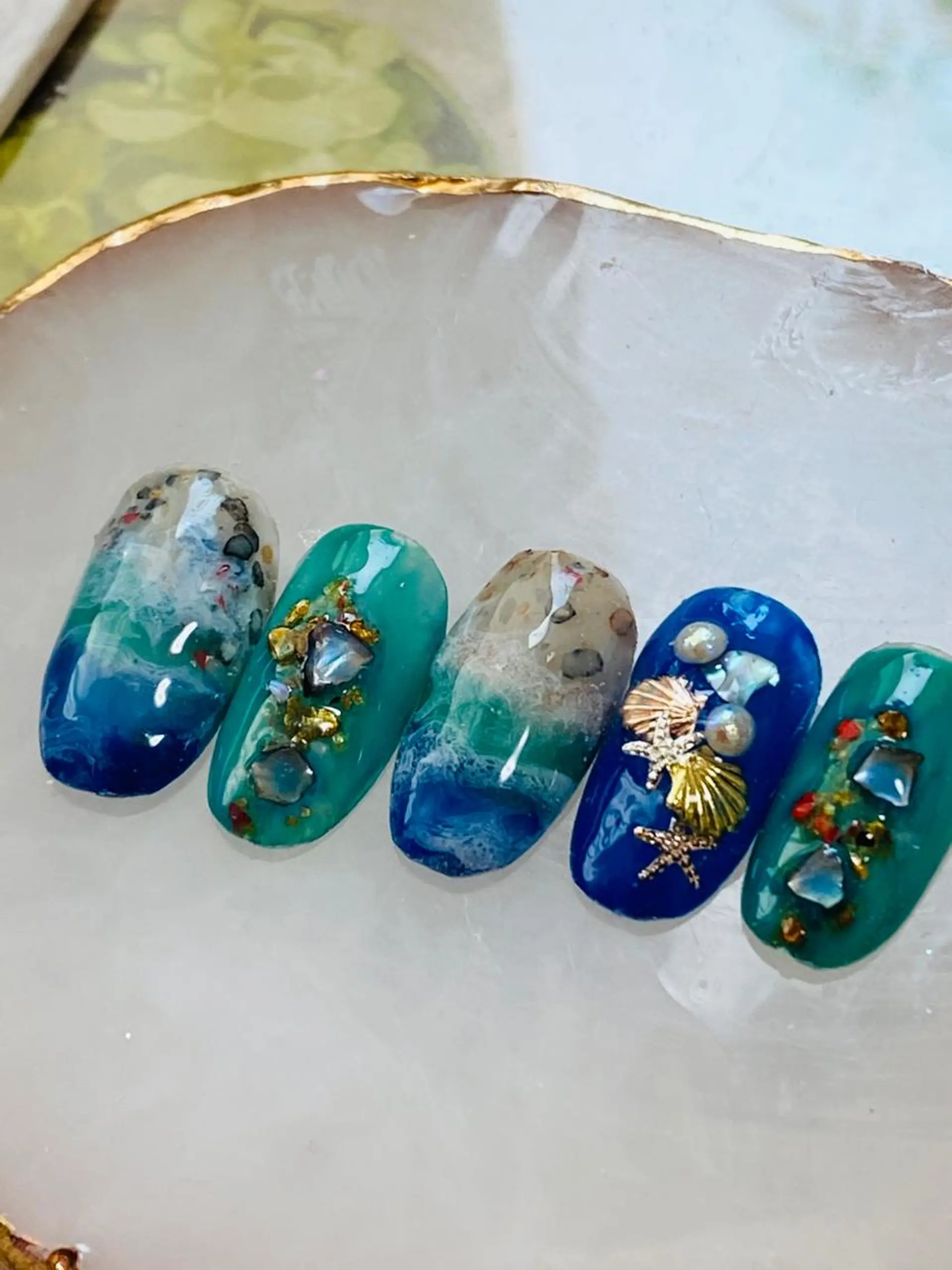 ネイル 自宅ネイルサロン ♦️nuance♦️のネイルデザイン