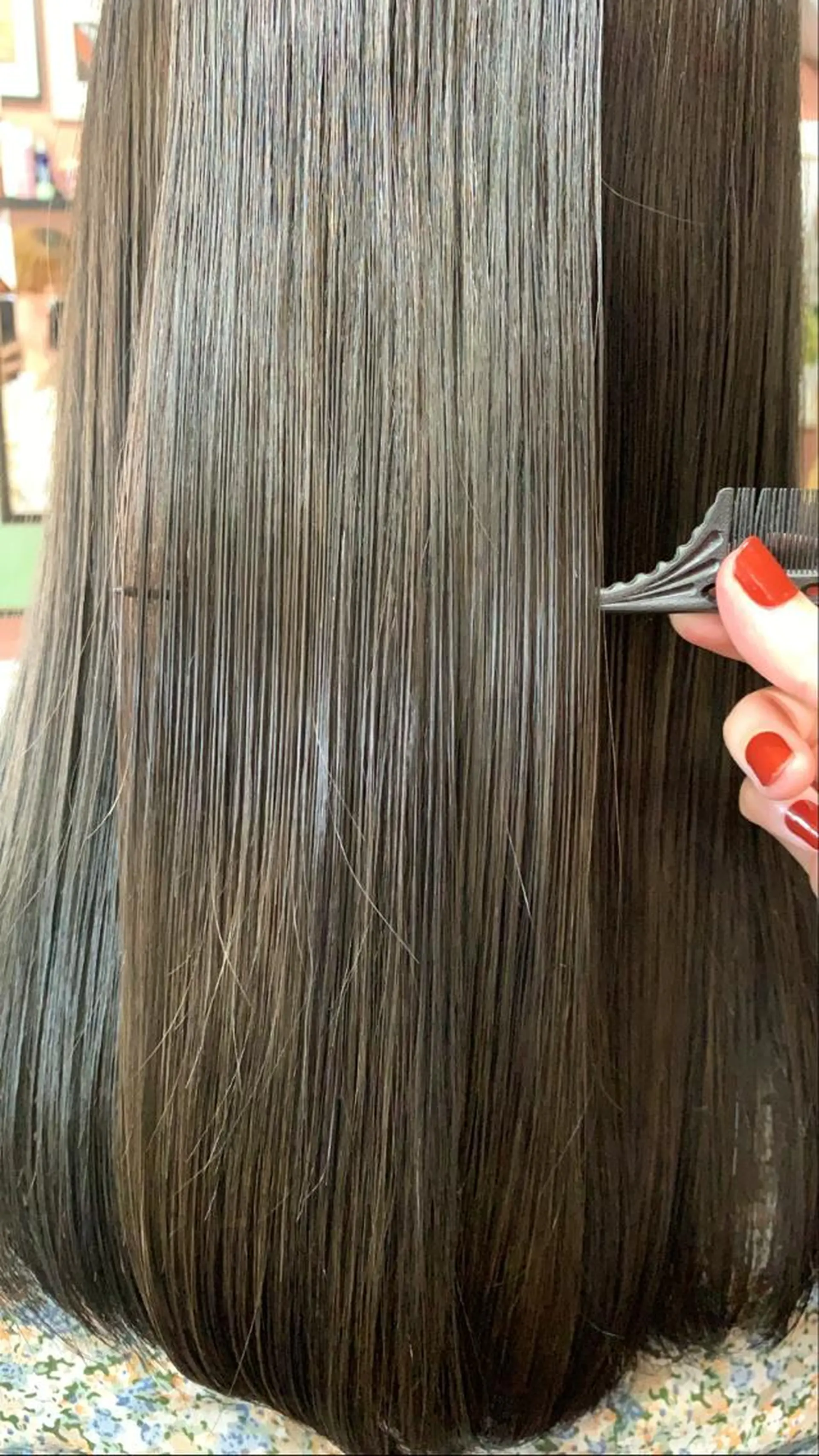 セミロング カラー ヘアカラー トリートメント chouette/ 根本優希のヘアスタイル