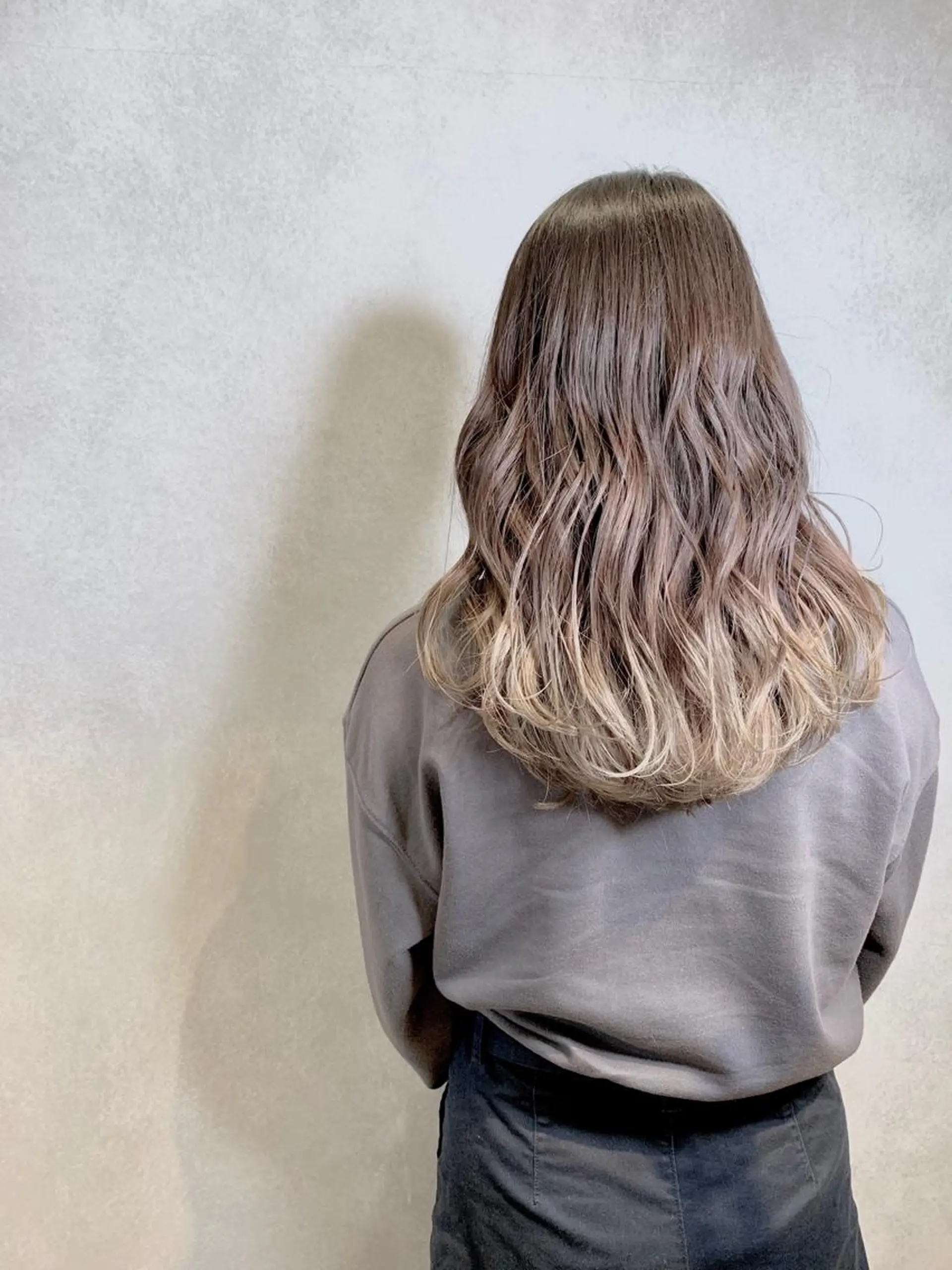 ロング カラー 森田 尚貴のヘアスタイル