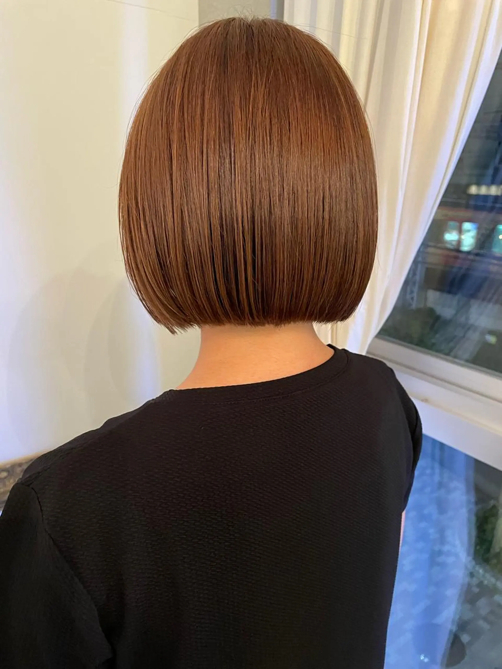 ショート 切りっぱなしボブ ボブ Asti blanche所属・ショート/ブリーチ mizuki🐋のヘアスタイル