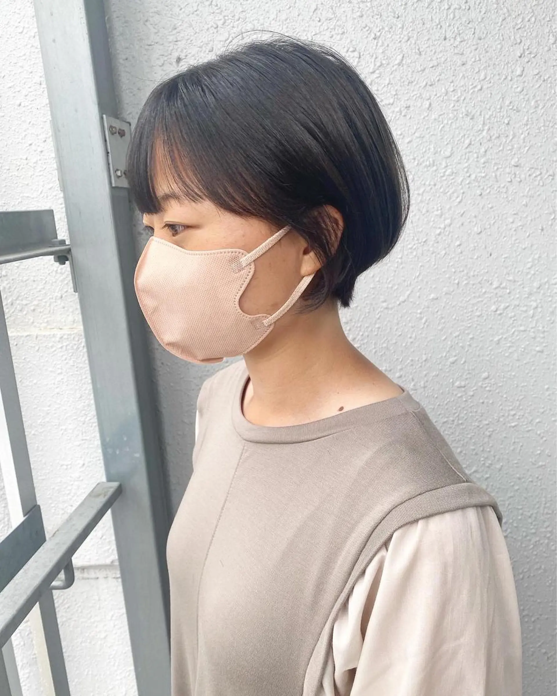 ショート カラー 後藤紗英/髪質改善 /オリーブベージュのヘアスタイル