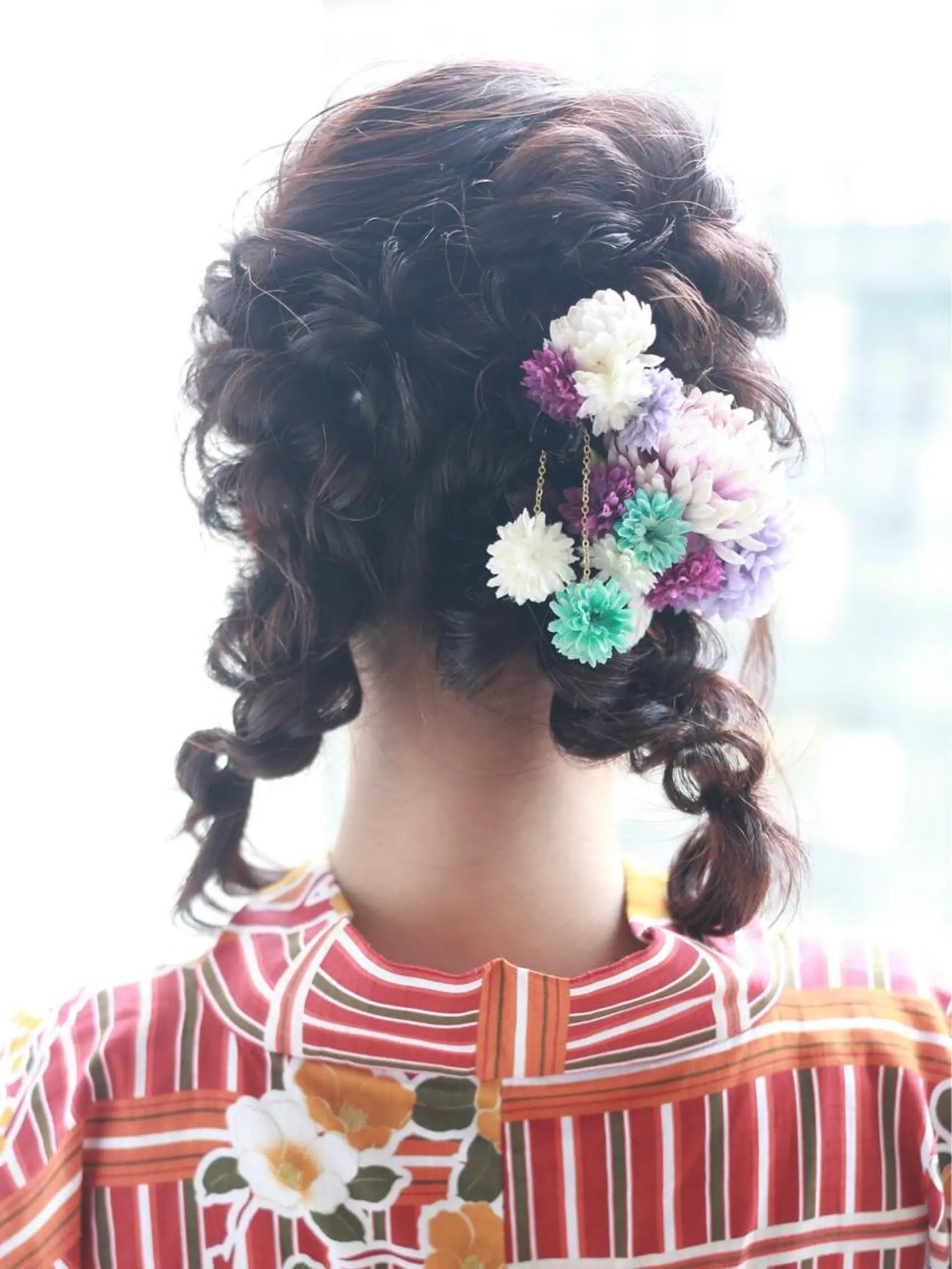 ミディアム ヘアアレンジ 浴衣 韓国ヘア🇰🇷 トヨキトキコのヘアスタイル