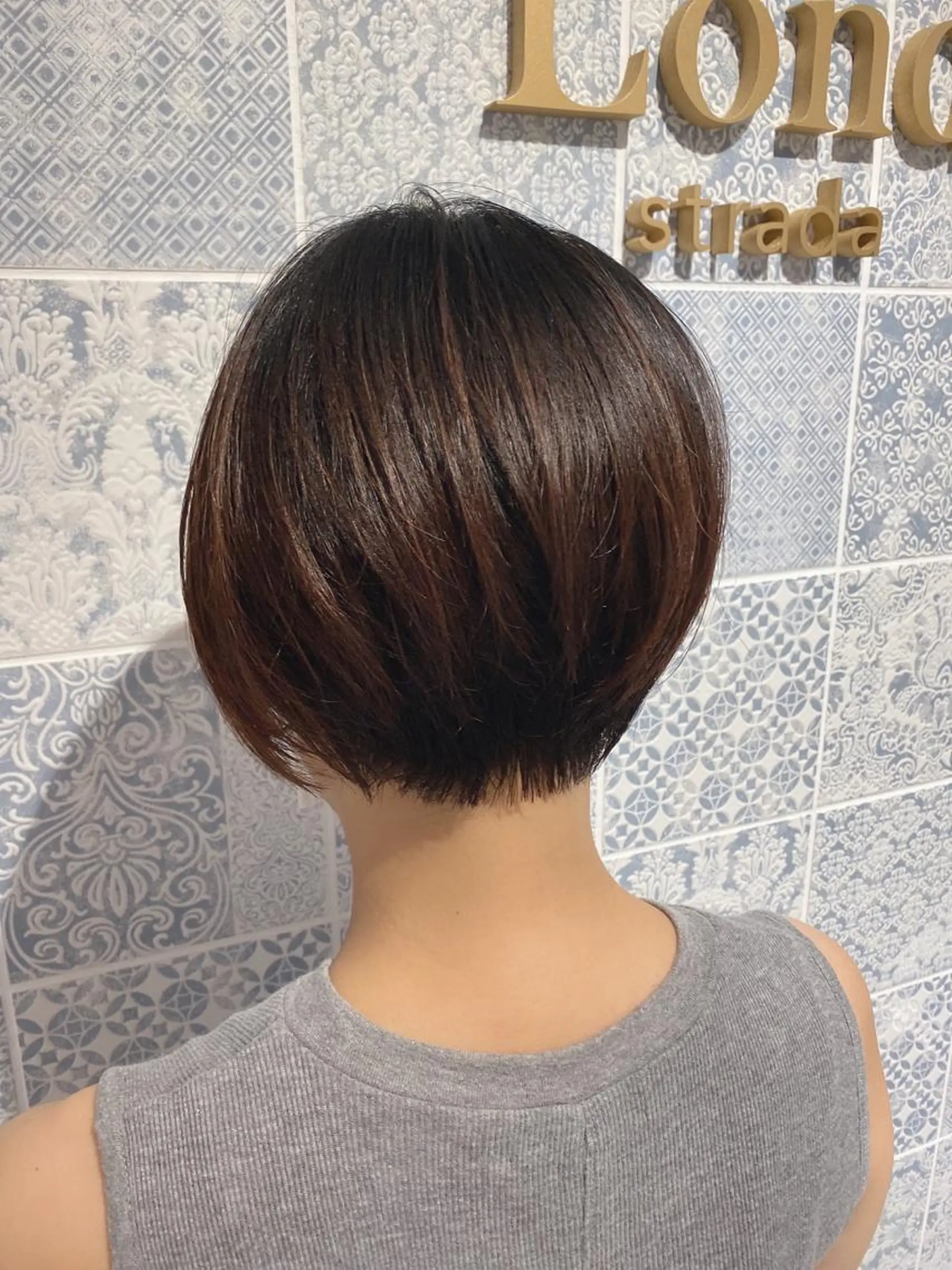 ショート カット ヘアカラー トリートメント lond strada所属・🌟モテ髪ショート 🌟店長　津賀涼のヘアスタイル