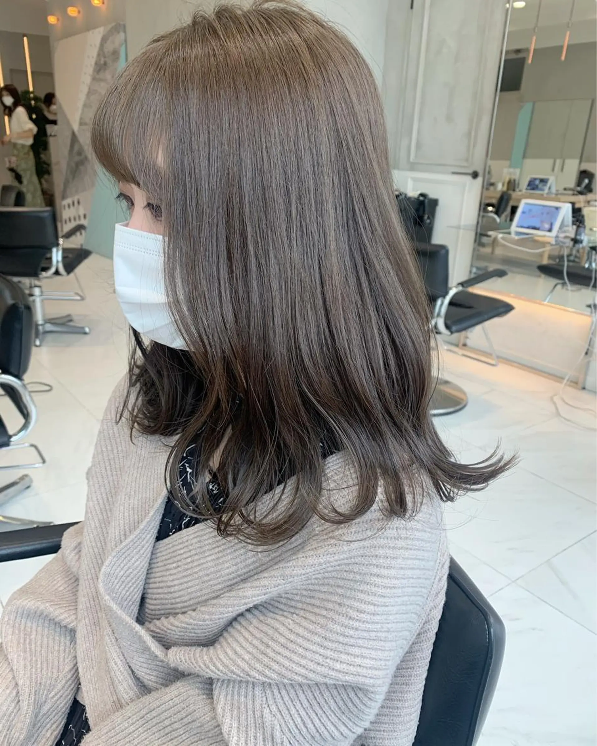 ミディアム カラー minami🪷 暖色カラーのヘアスタイル