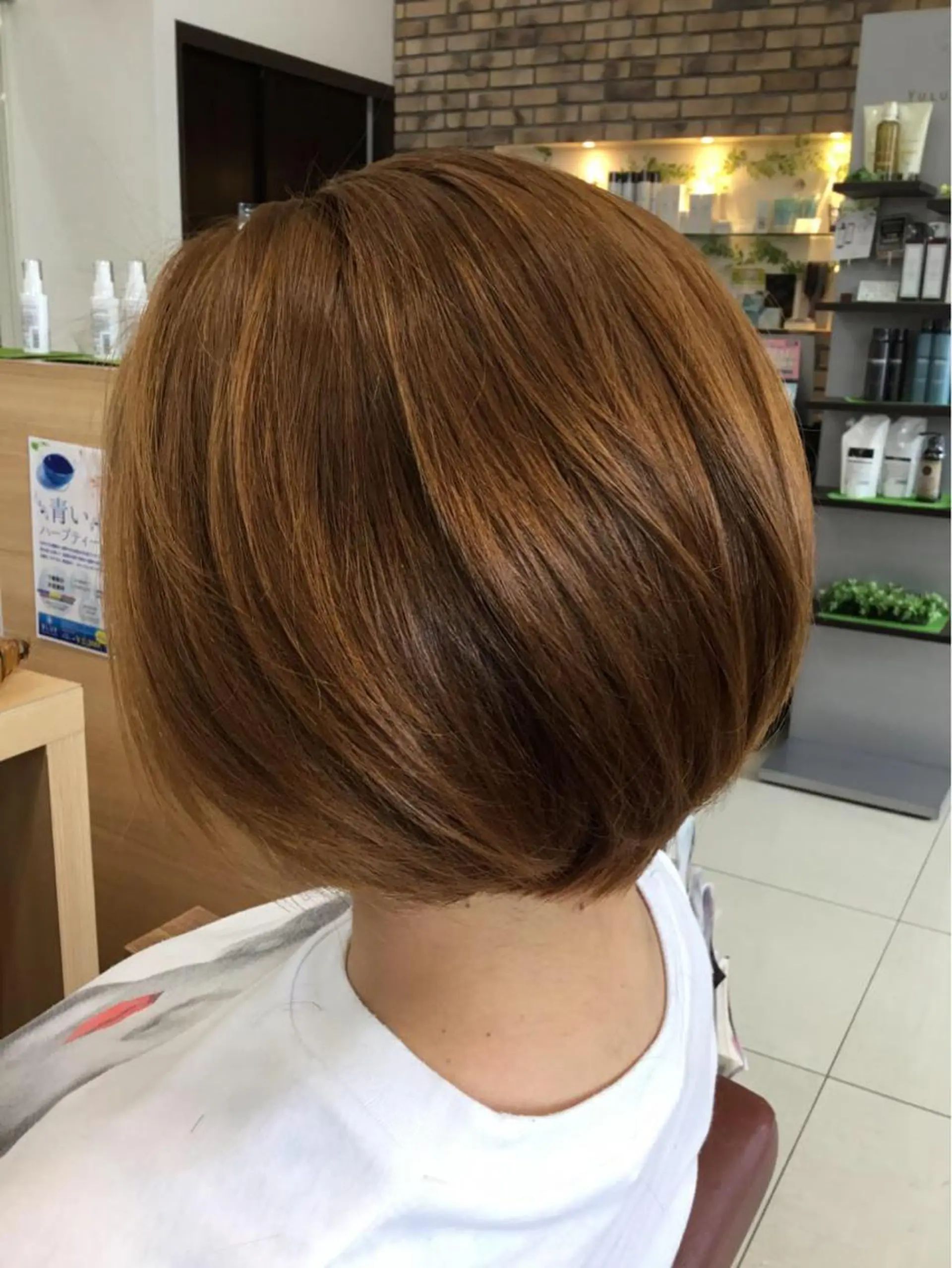 ミディアム 小顔カット 🌼ショートヘア🌼 あいだ かずみのヘアスタイル