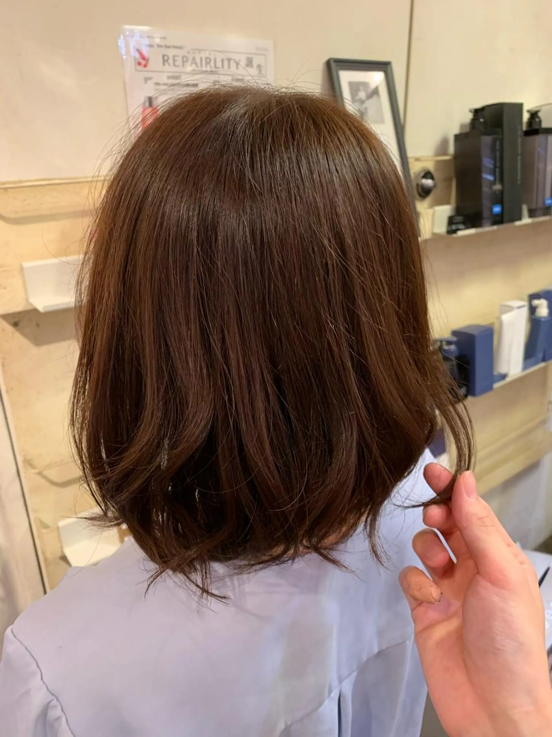 ミディアム カラー 個室 髪質改善サロン HANARE by youres hair 神楽坂 【はなれ】所属・🌈髪質改善 縮毛矯正特化🌈松田のヘアスタイル