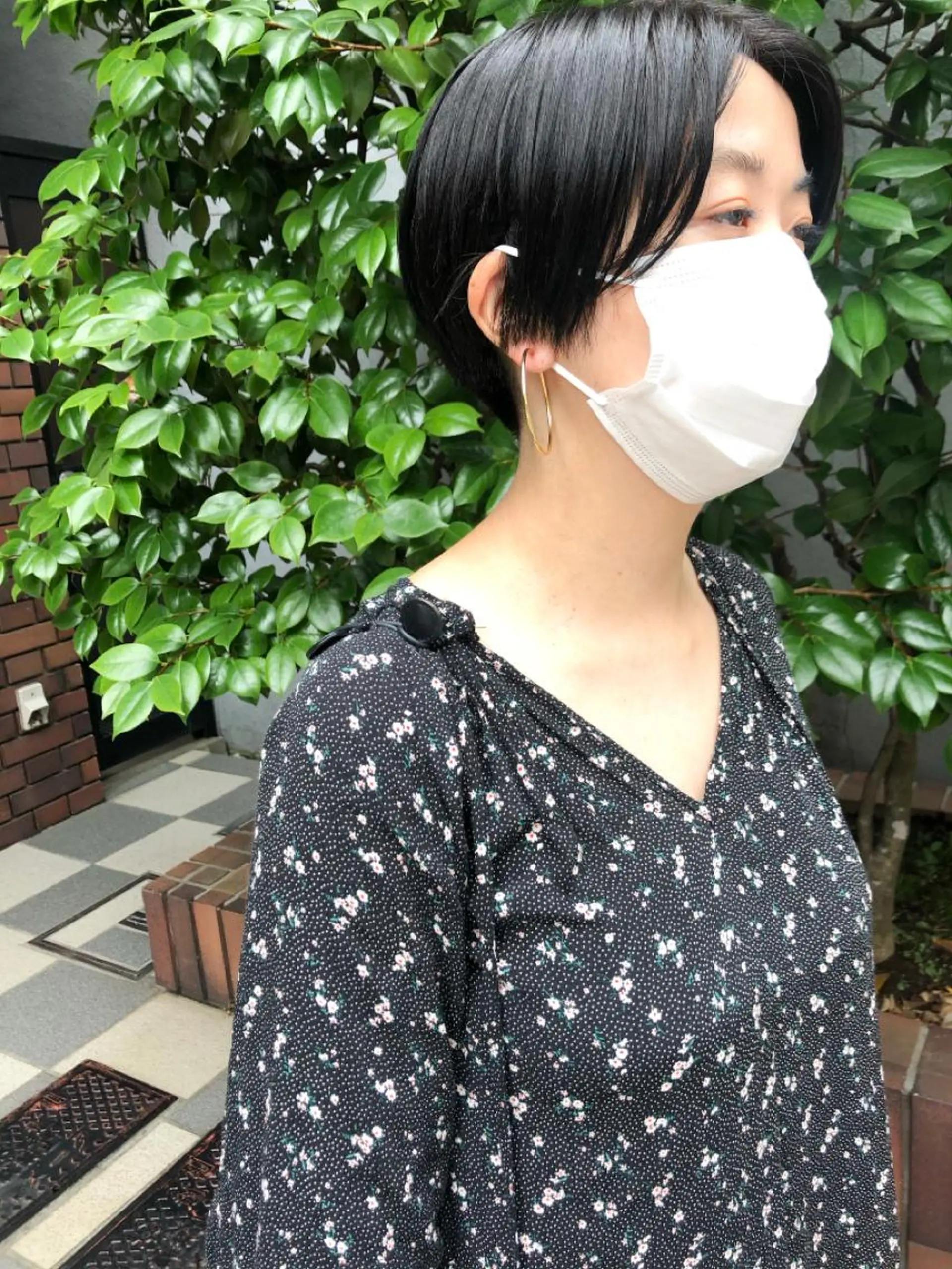 ショート カラー 長井 美佳のヘアスタイル