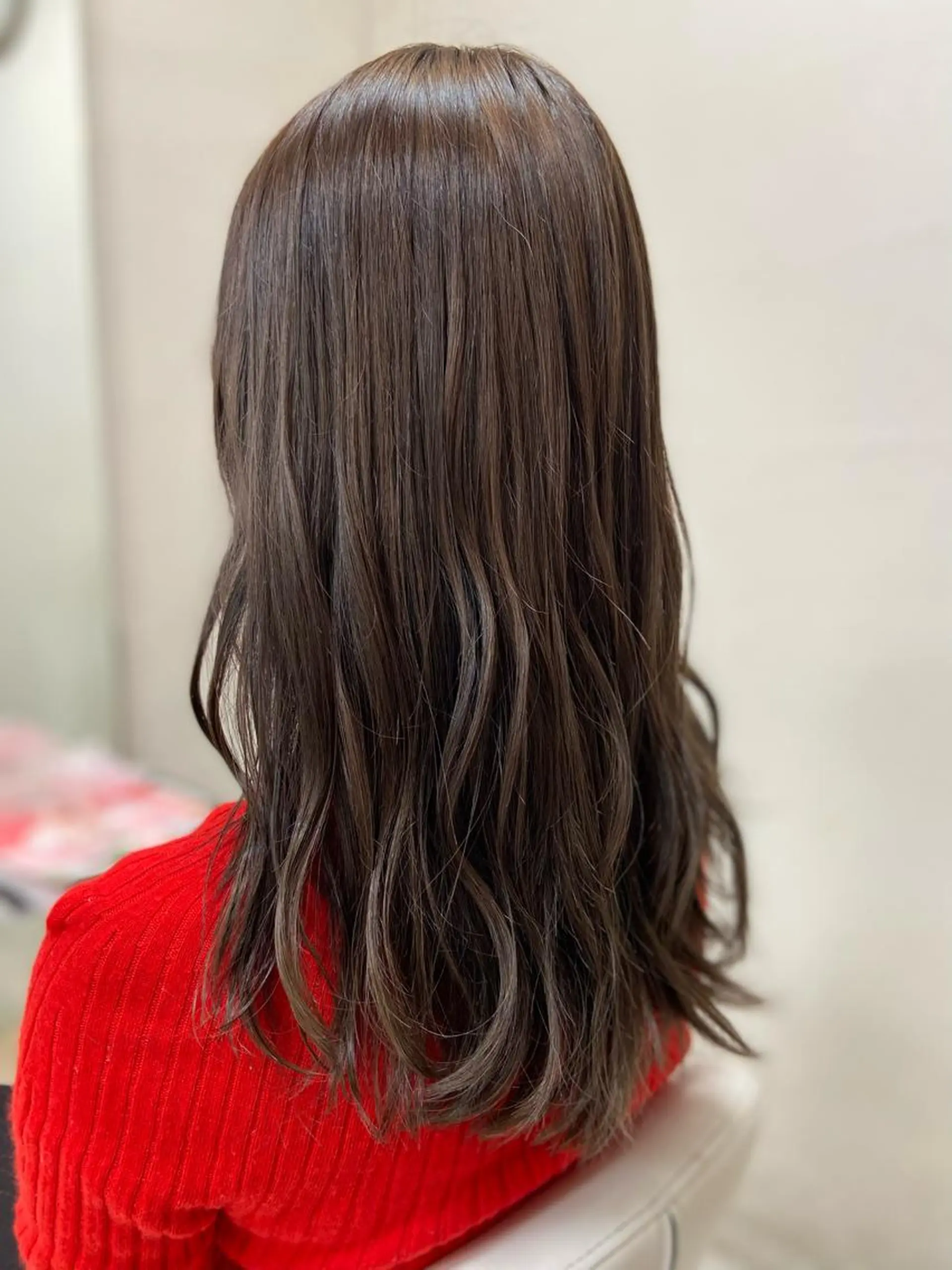 ロング カラー ブラウンカラー ダークブラウン ヘアカラー トリートメント 菊地 美憂のヘアスタイル