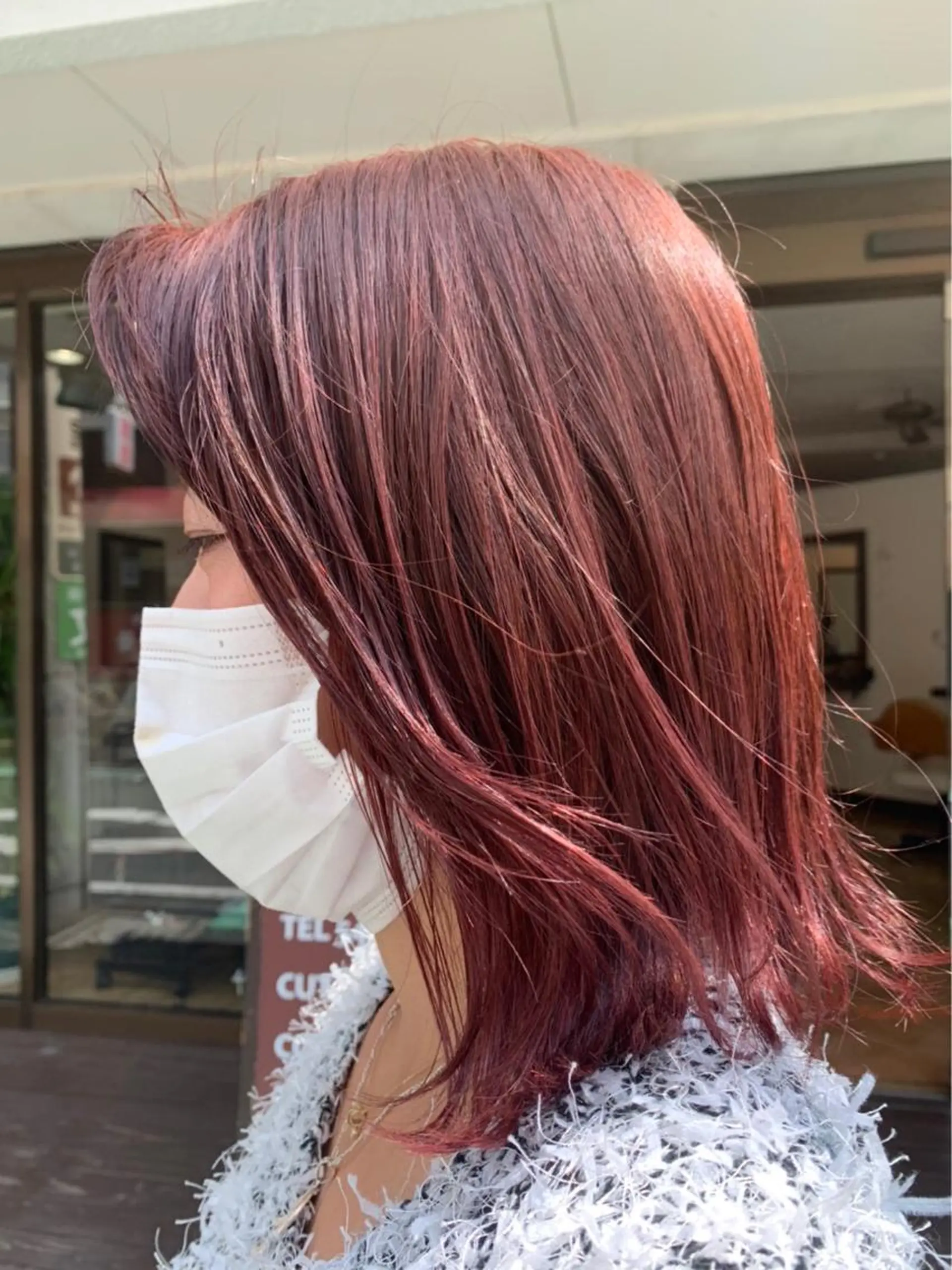 カラー オレンジ シルバー ノコナッツ所属・松島 怜緒奈のヘアスタイル