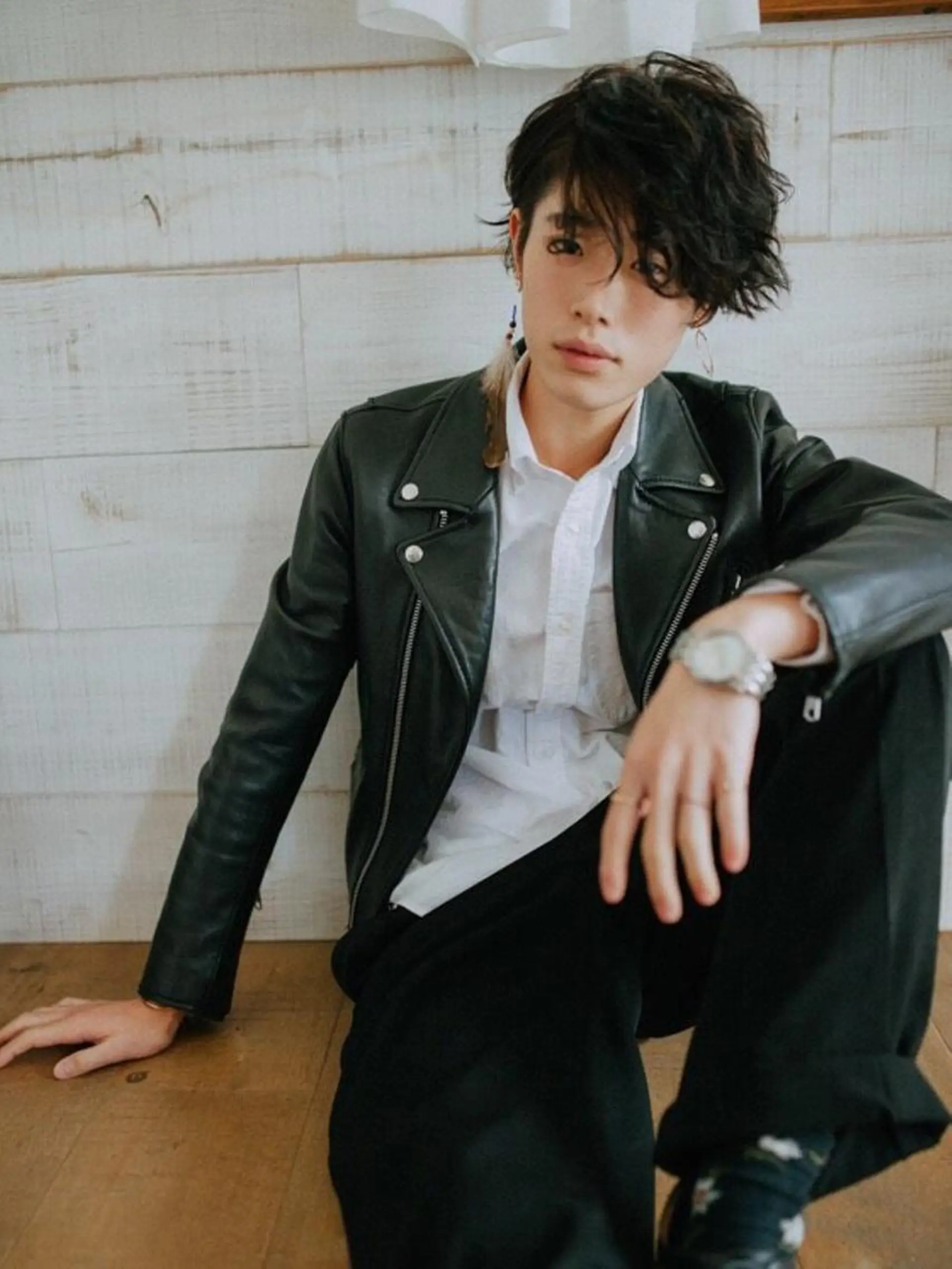 メンズ ハイライト&曲がる 縮毛矯正特化 玉置のヘアスタイル