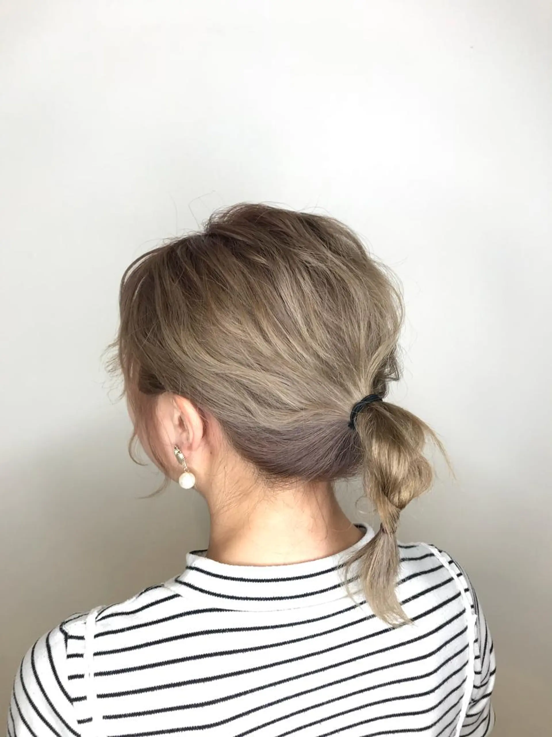 ショート カラー ブリーチ ケアブリーチ ダブルカラー イルミナカラー AMI Hair  supply所属・髪質改善カラー 韓国風レイヤーのヘアスタイル