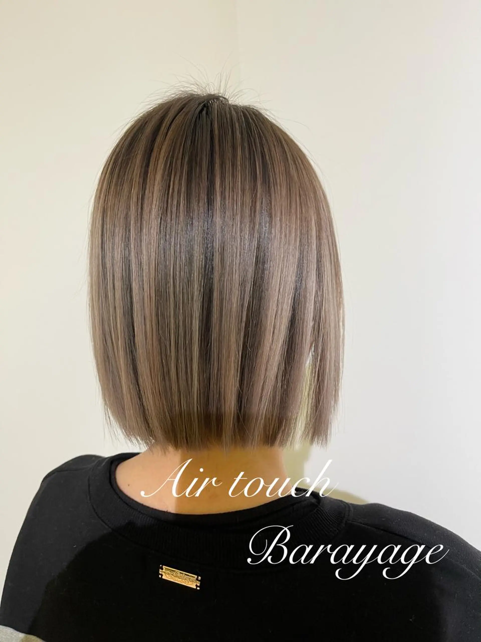 ショート カラー バレイヤージュ ブリーチ レイヤーカット カット ヘアカラー トリートメント Che'ri所属・海外レイヤー/ レイヤーカット/和田のヘアスタイル