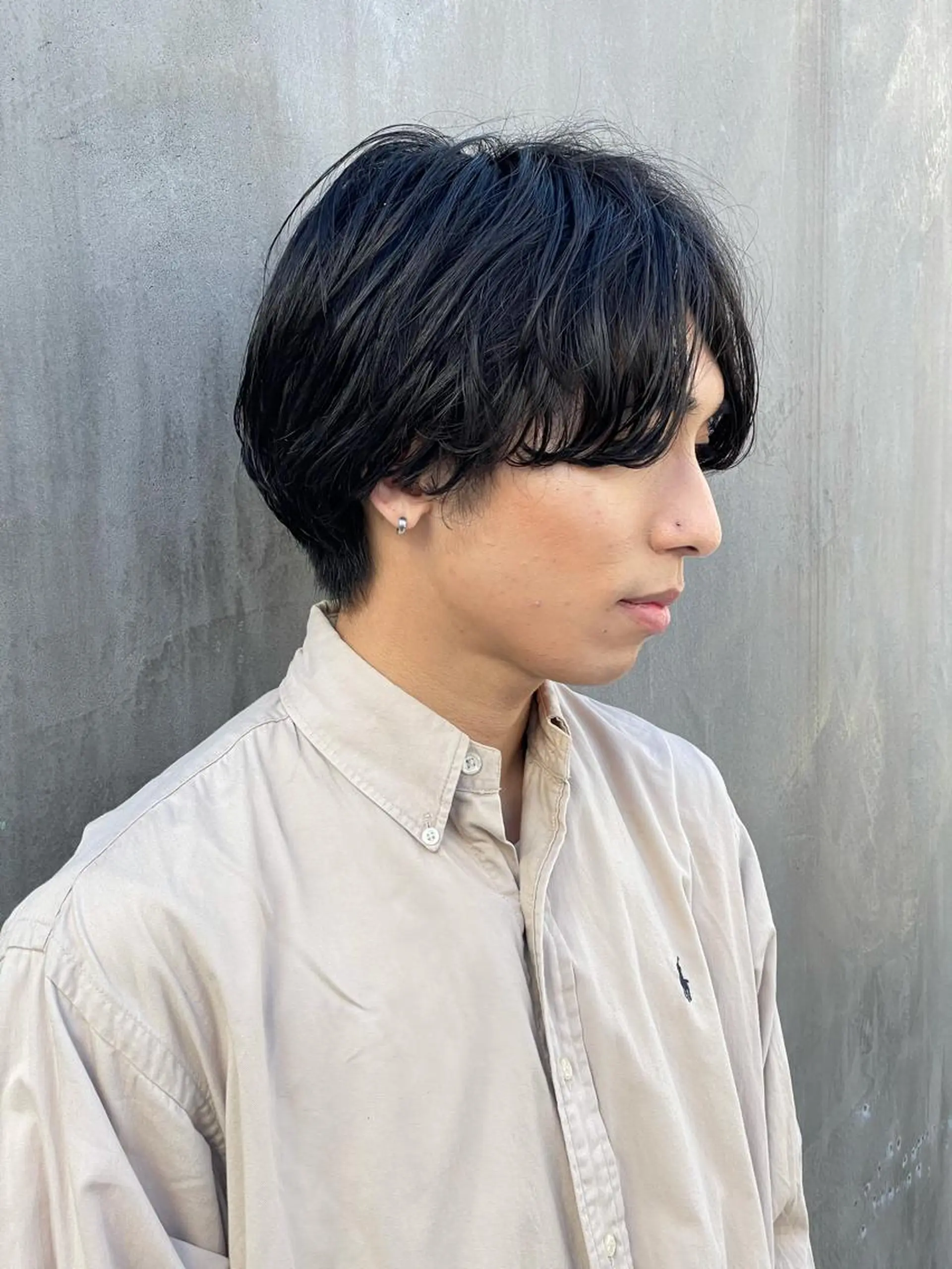 ショート メンズ センターパート CiNEMA daikanyama所属・透明感カラー🫧 今泉健太のヘアスタイル