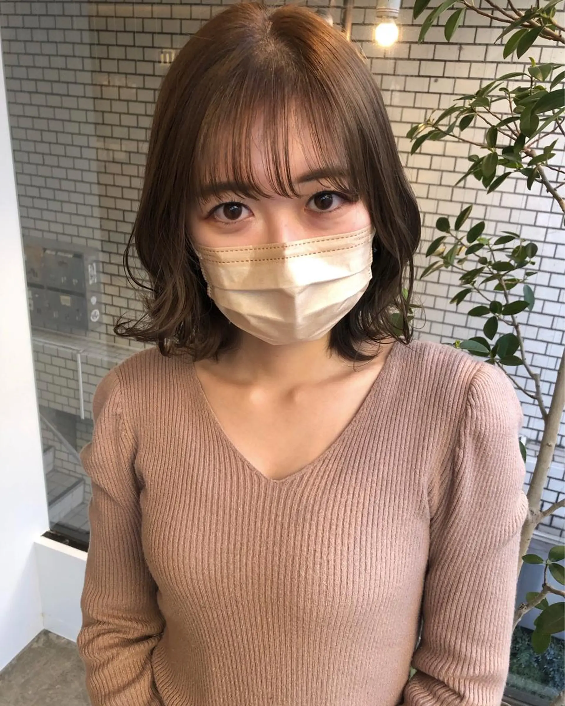 ショート カラー ベージュカラー ブリーチ ブリーチなしカラー AIRI 🐈‍⬛のヘアスタイル