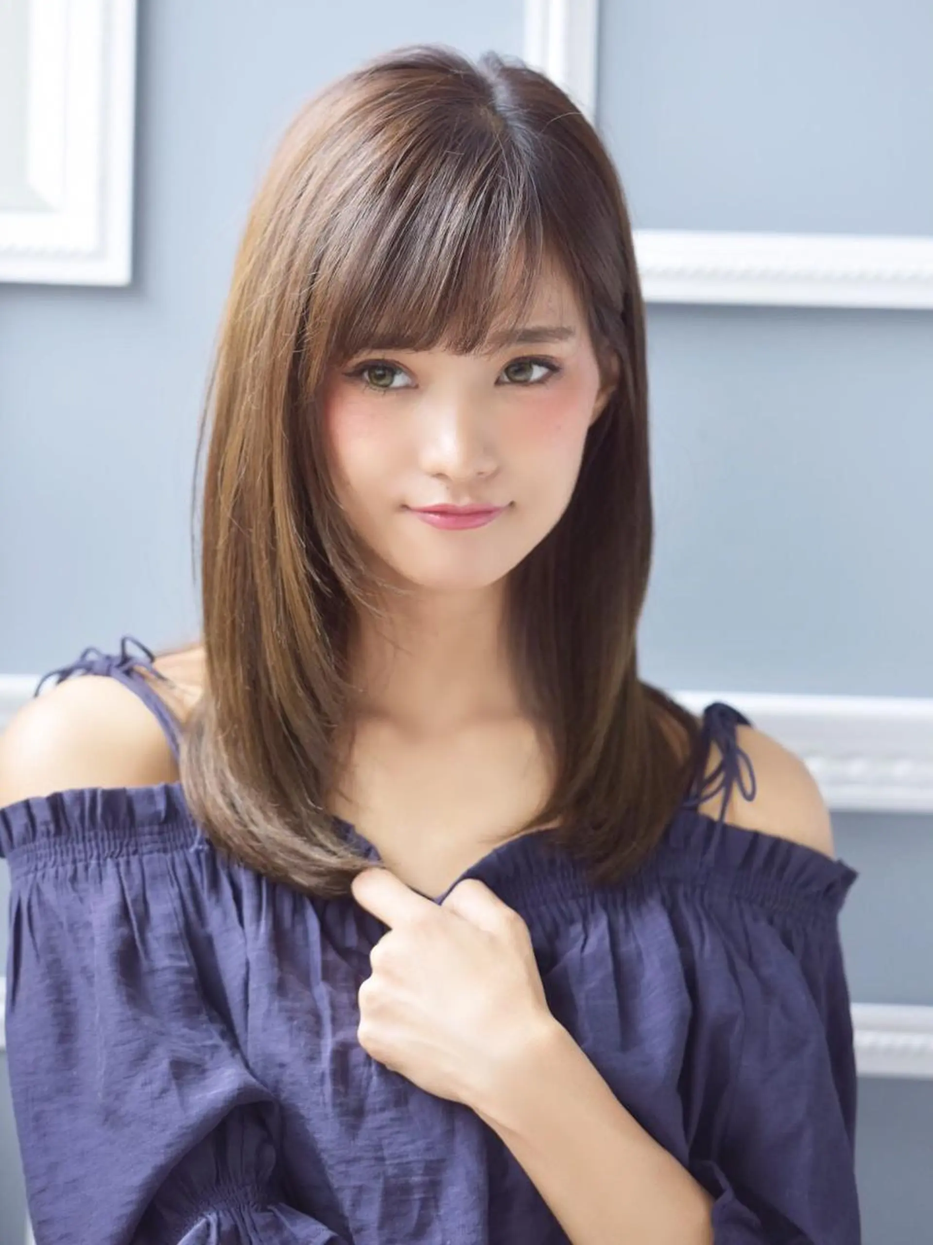 セミロング カット トリートメント マーブル東京 三軒茶屋 美容室のヘアスタイル