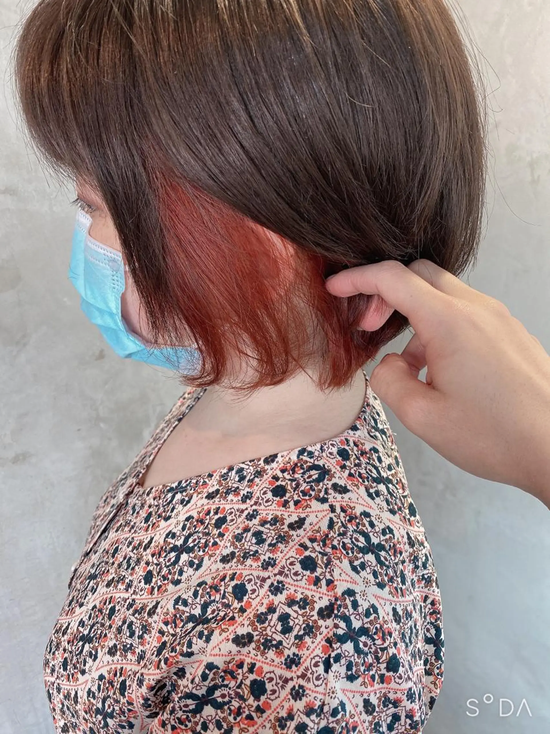 ショート カラー ヘアアレンジ stylist/蛯谷 珠里のヘアスタイル