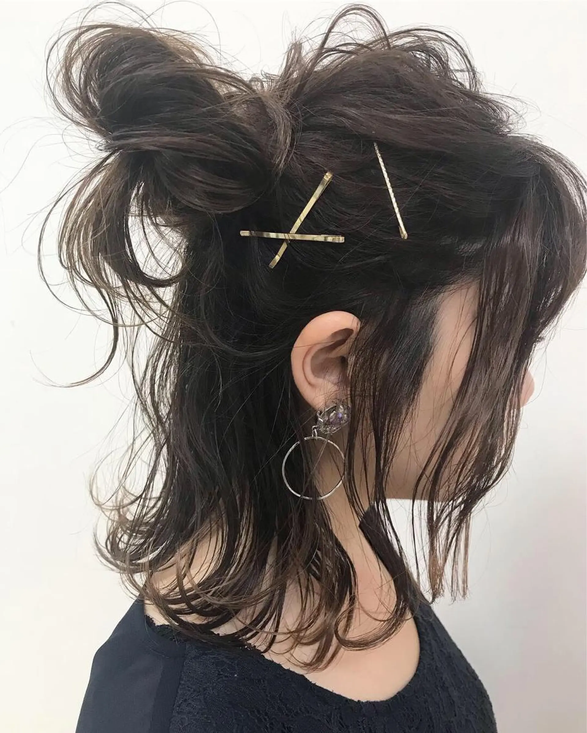 ミディアム カラー パーマ ヘアアレンジ メンズ キッズ ネイル マツエク・マツパ 子どものヘアアレンジ Lien 深井店のヘアスタイル