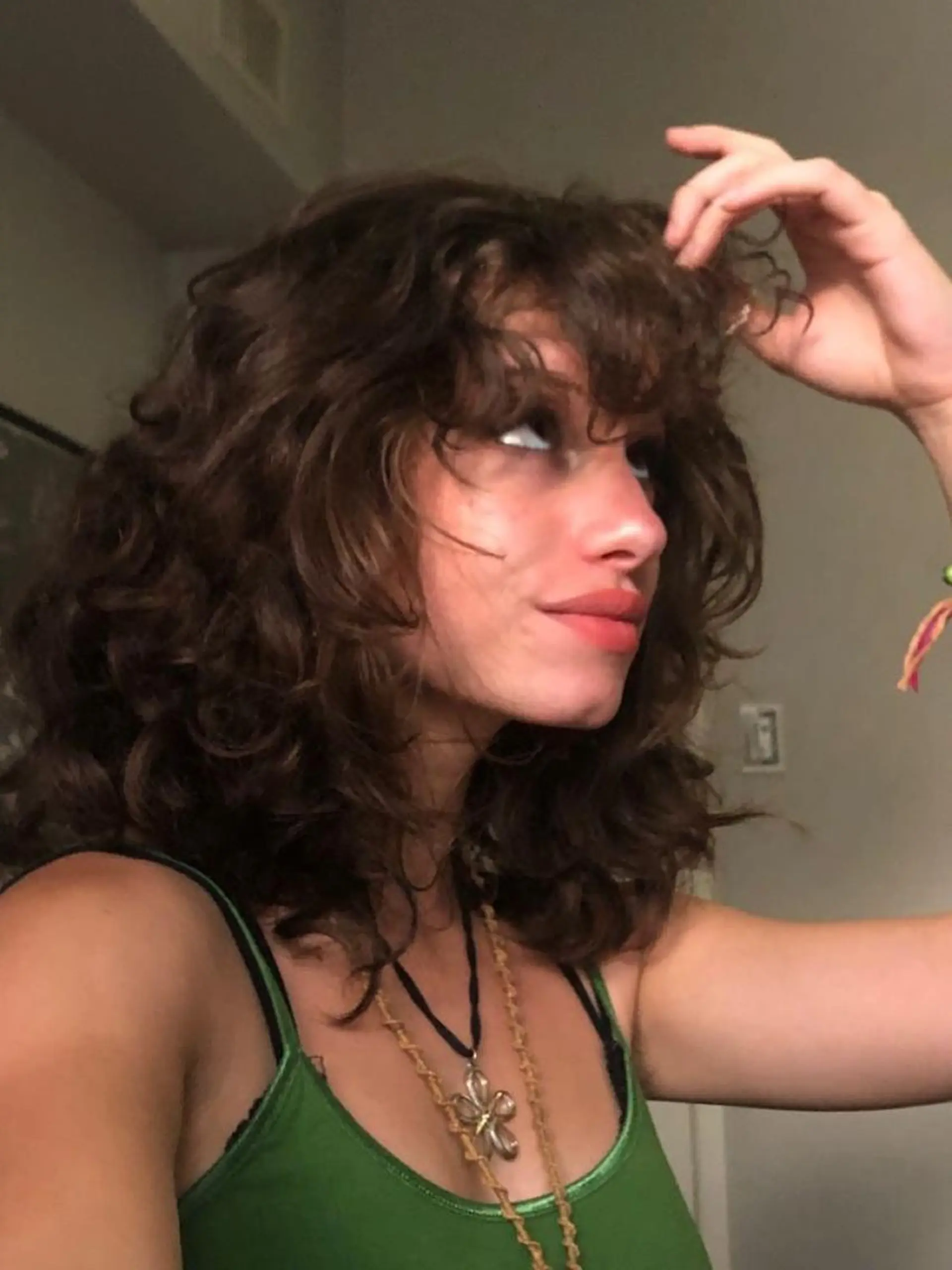 ミディアム パーマ カット パーマ 吉田一輝 外国人パーマのヘアスタイル