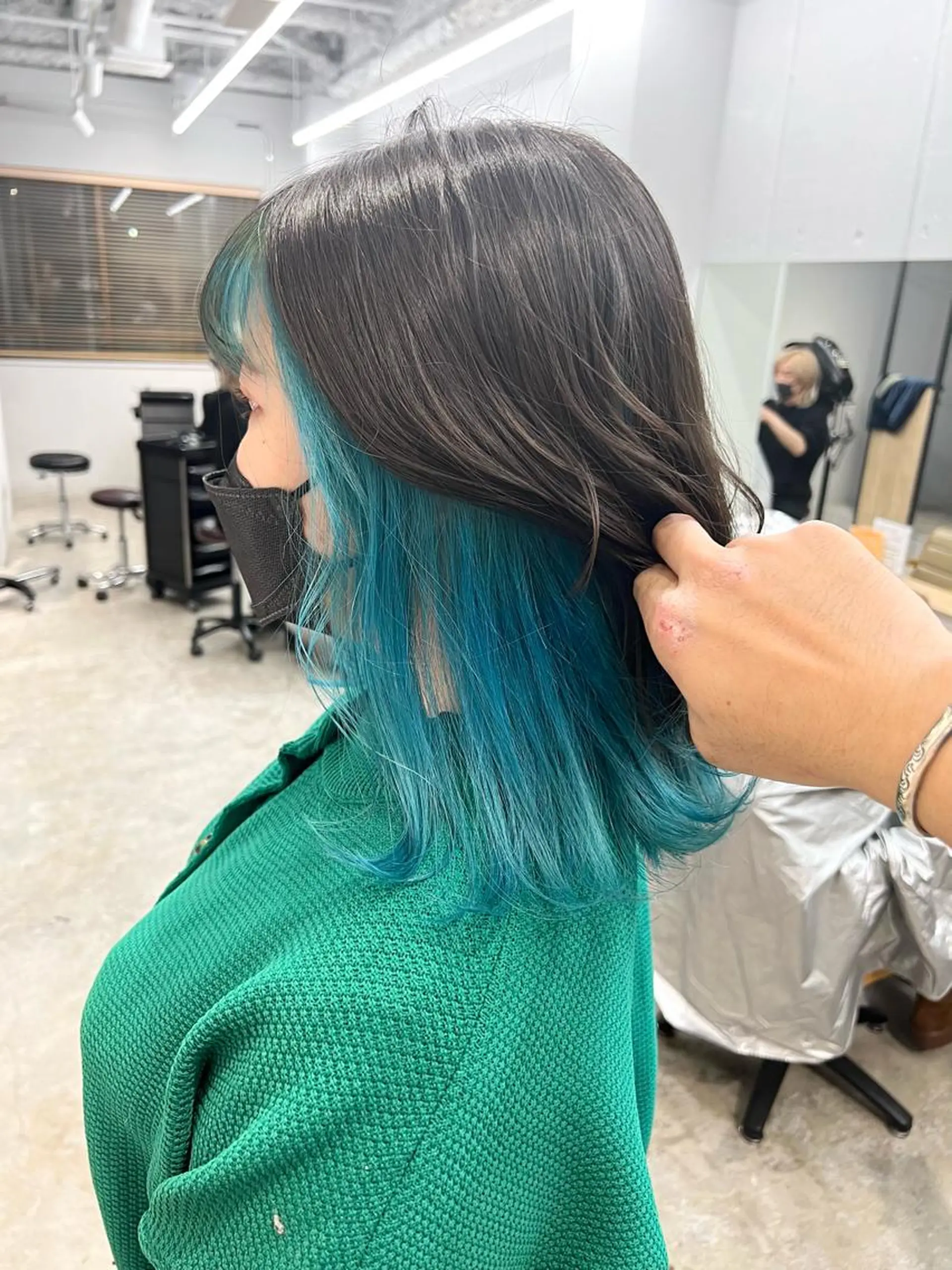 ミディアム カラー ブルーカラー 代表 YUKI ☆のヘアスタイル