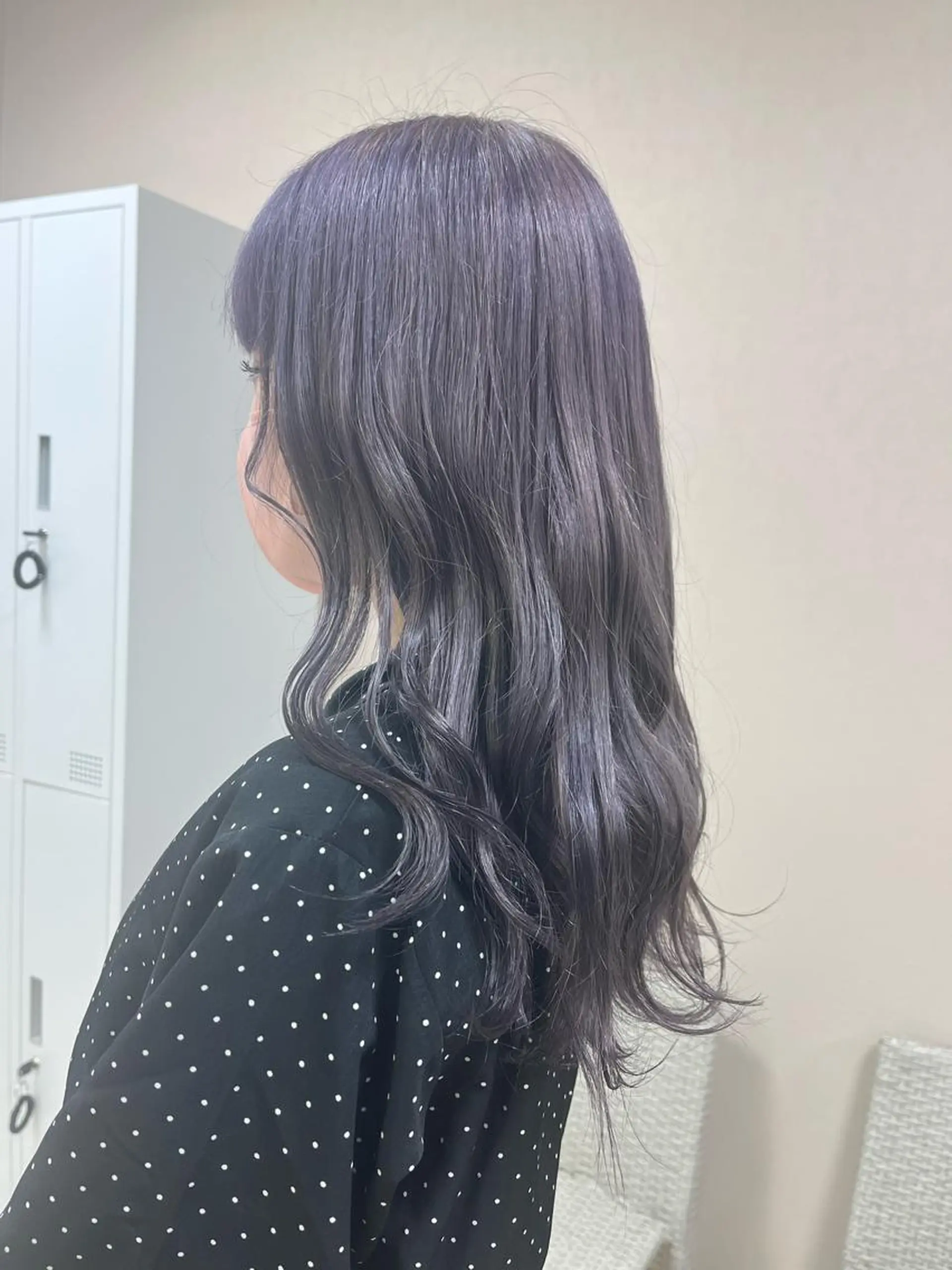セミロング カラー パープルカラー Emma ecole所属・Emma ecole /栄/RIOのヘアスタイル