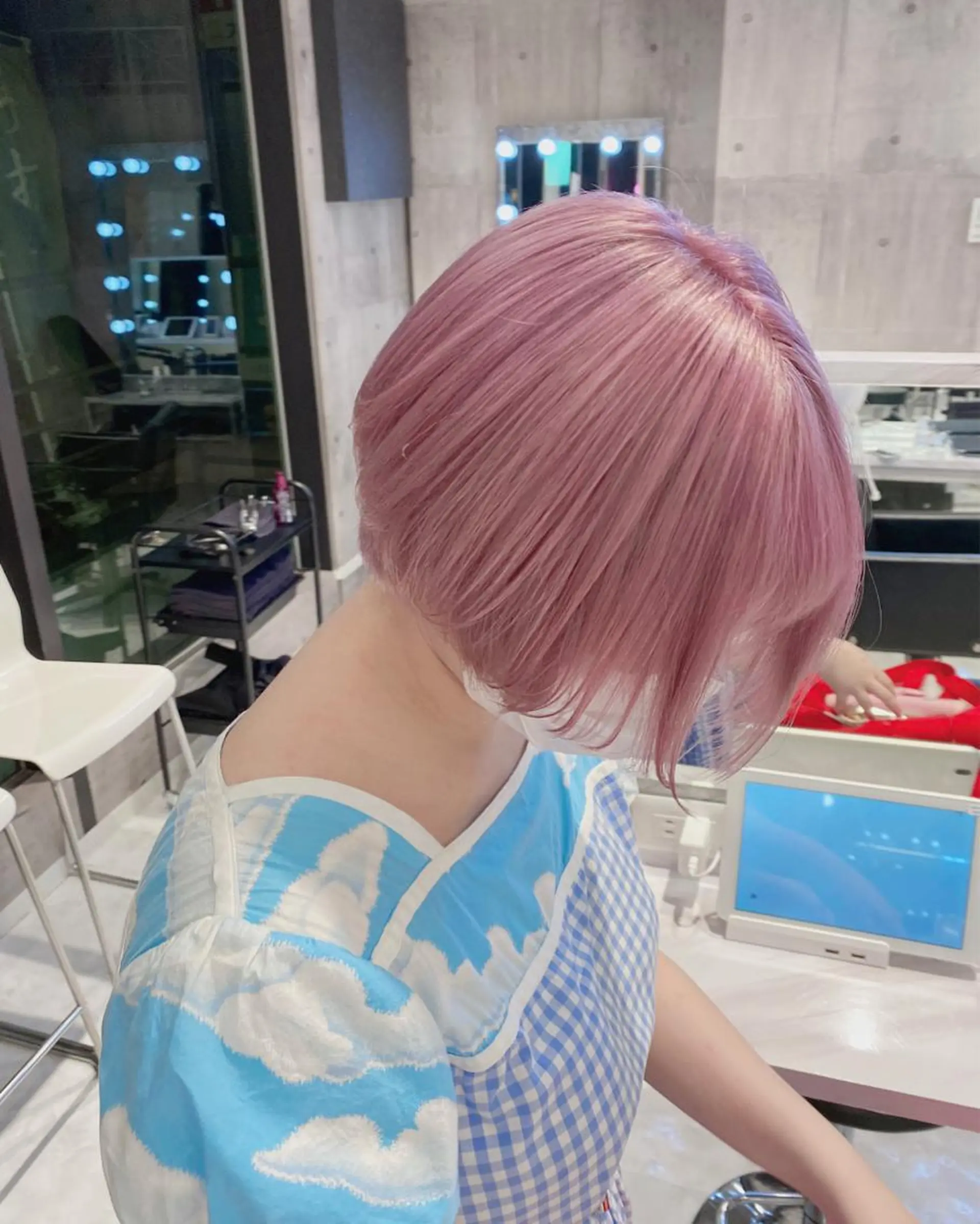 ミディアム 💛ムラ修正ブリーチ 💛YUUのヘアスタイル