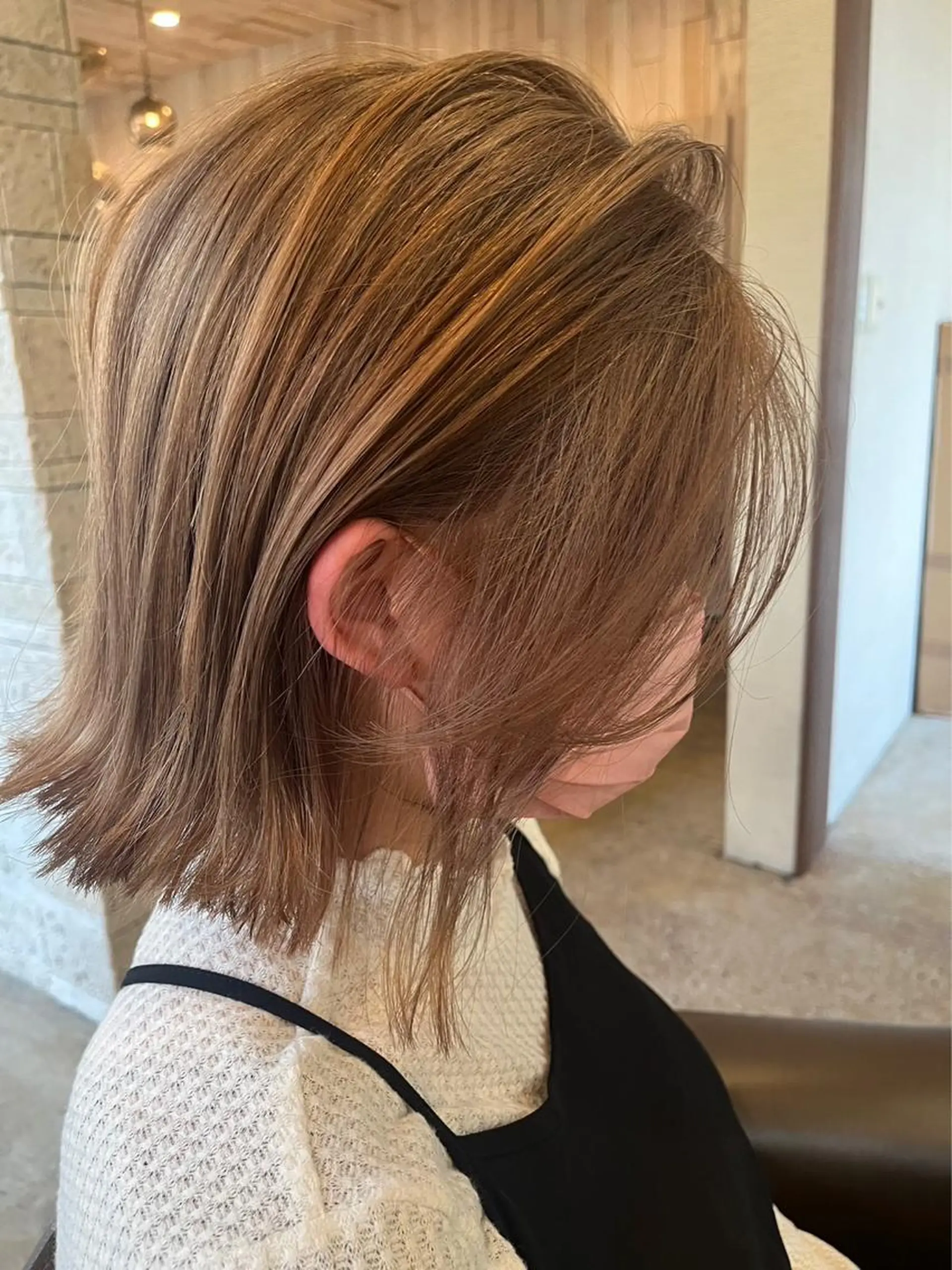 ミディアム 箕浦 稜真のヘアスタイル