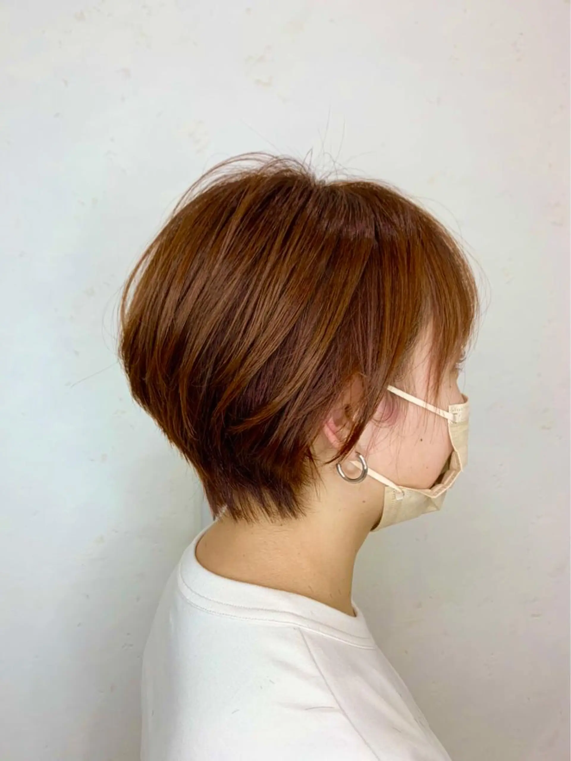 ショート 太白区白髪ぼかし/ ボブカット/千葉達人のヘアスタイル