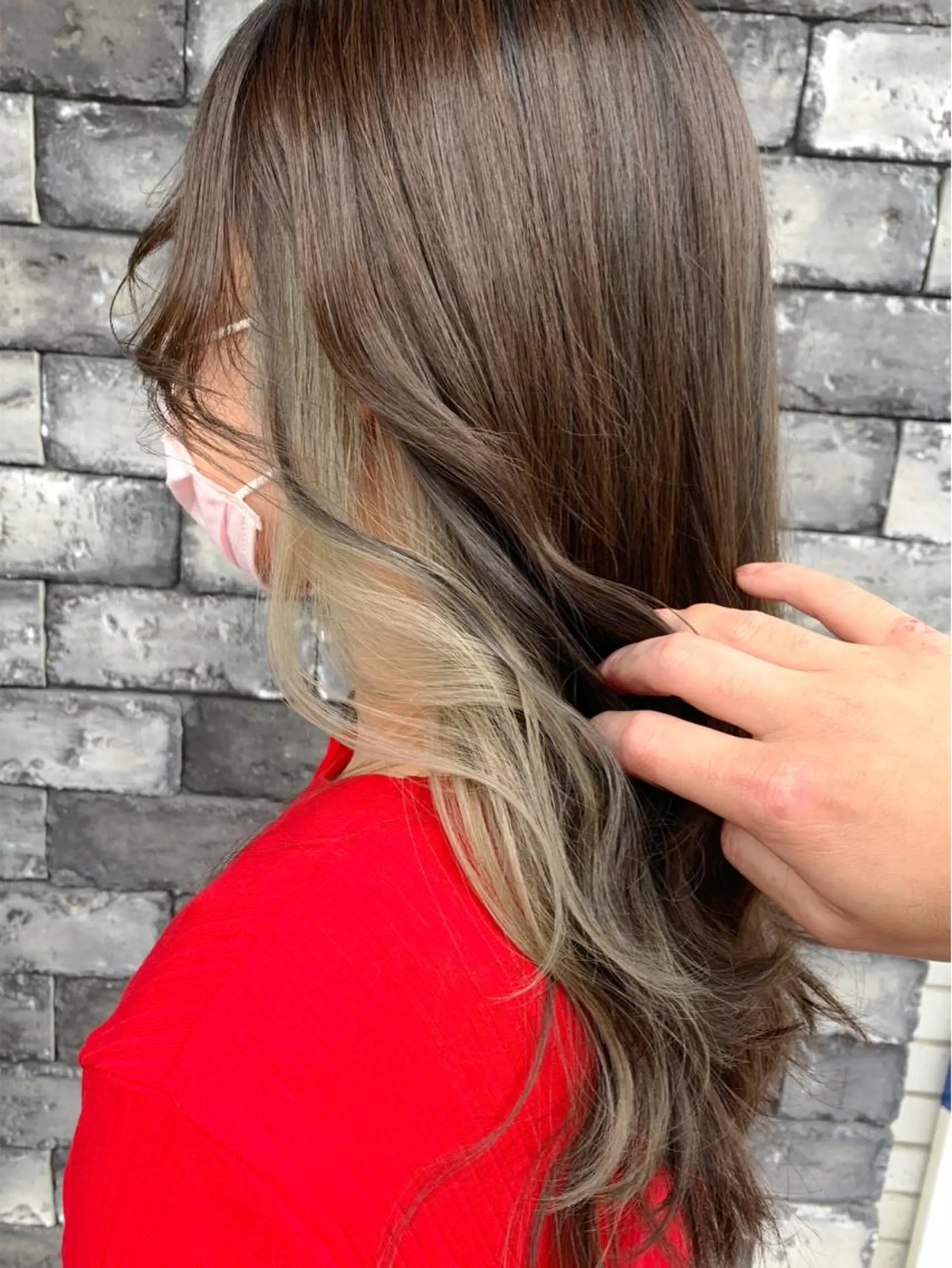 セミロング ヘアカラー トリートメント ヘアセット ❤️千葉県代表❤️ 店長❤️柿本翔一朗のヘアスタイル