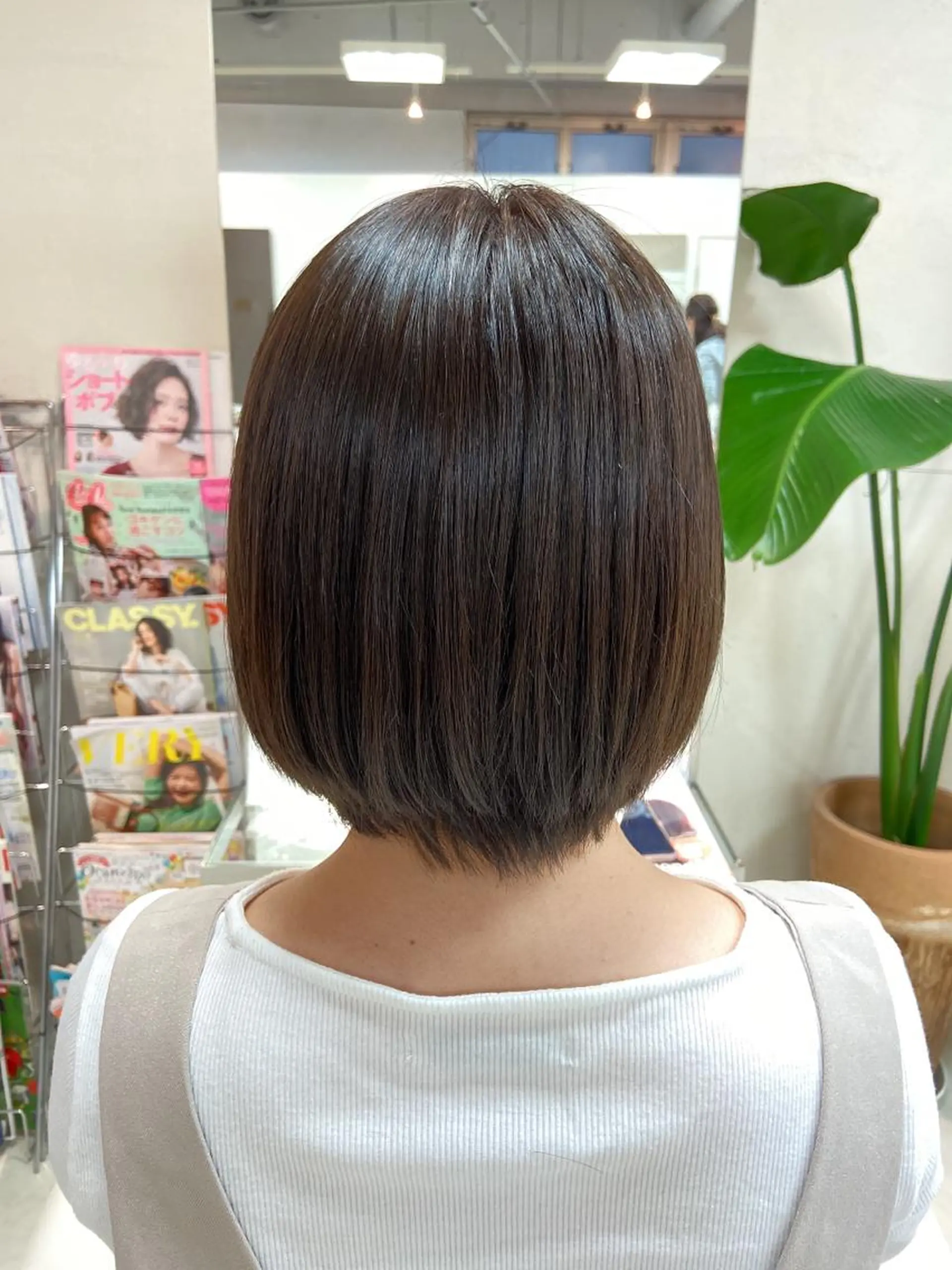 ショート カラー アッシュ カット ヘアカラー トリートメント 菊地 美憂のヘアスタイル