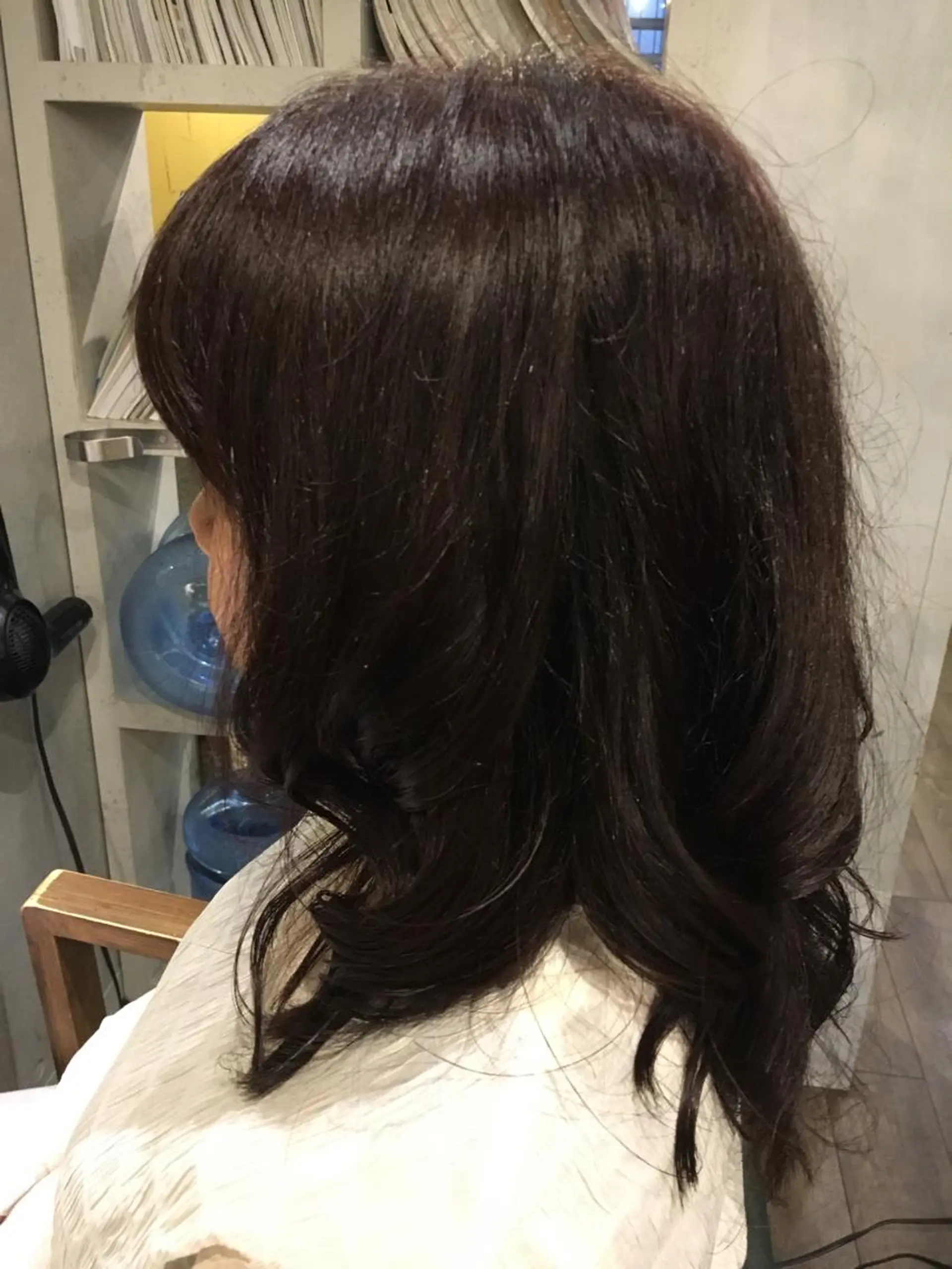 セミロング カラー オオバ｜ 理想寄せのヘアスタイル