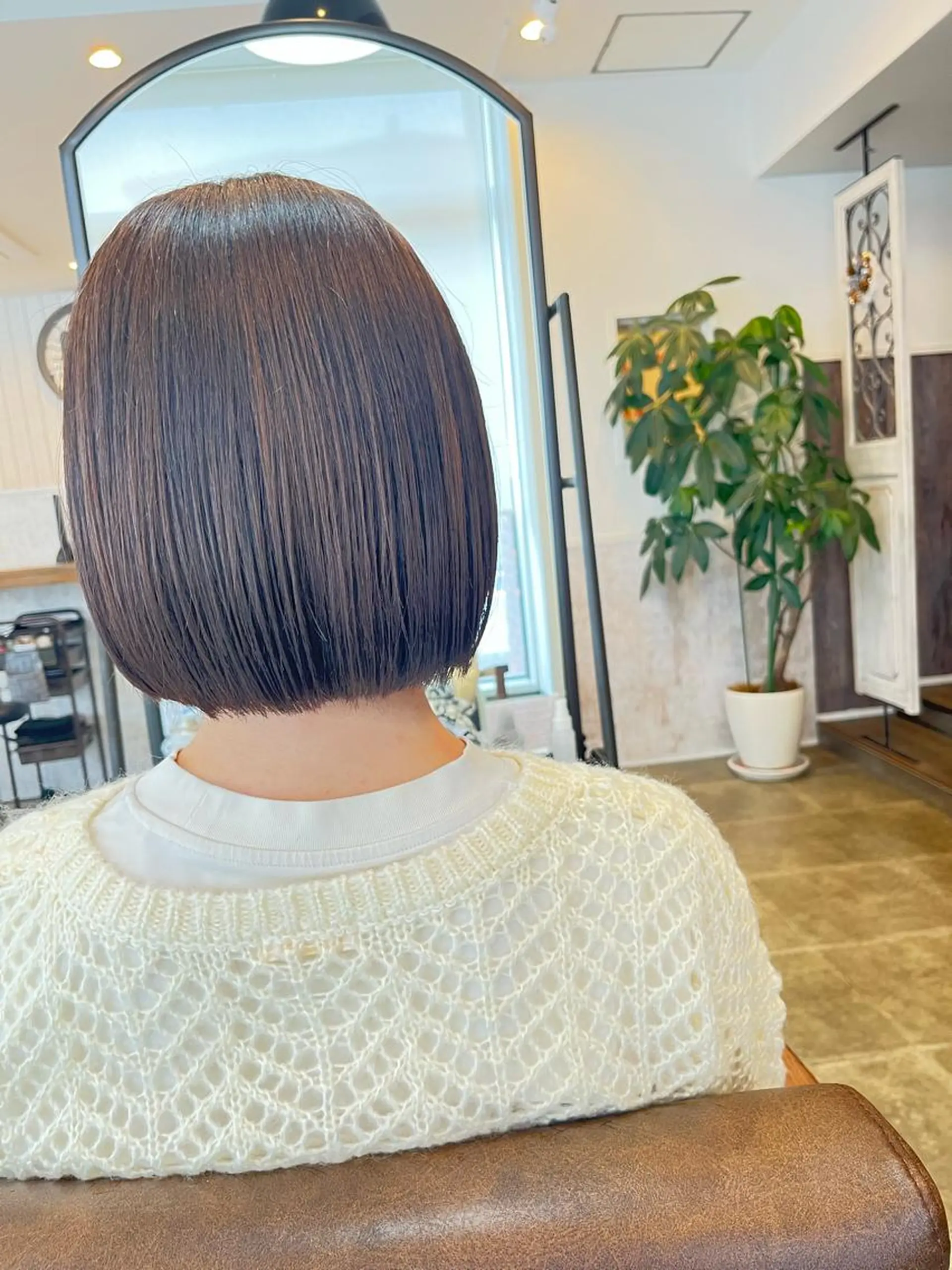 ミディアム ボブ 松本 玲菜のヘアスタイル