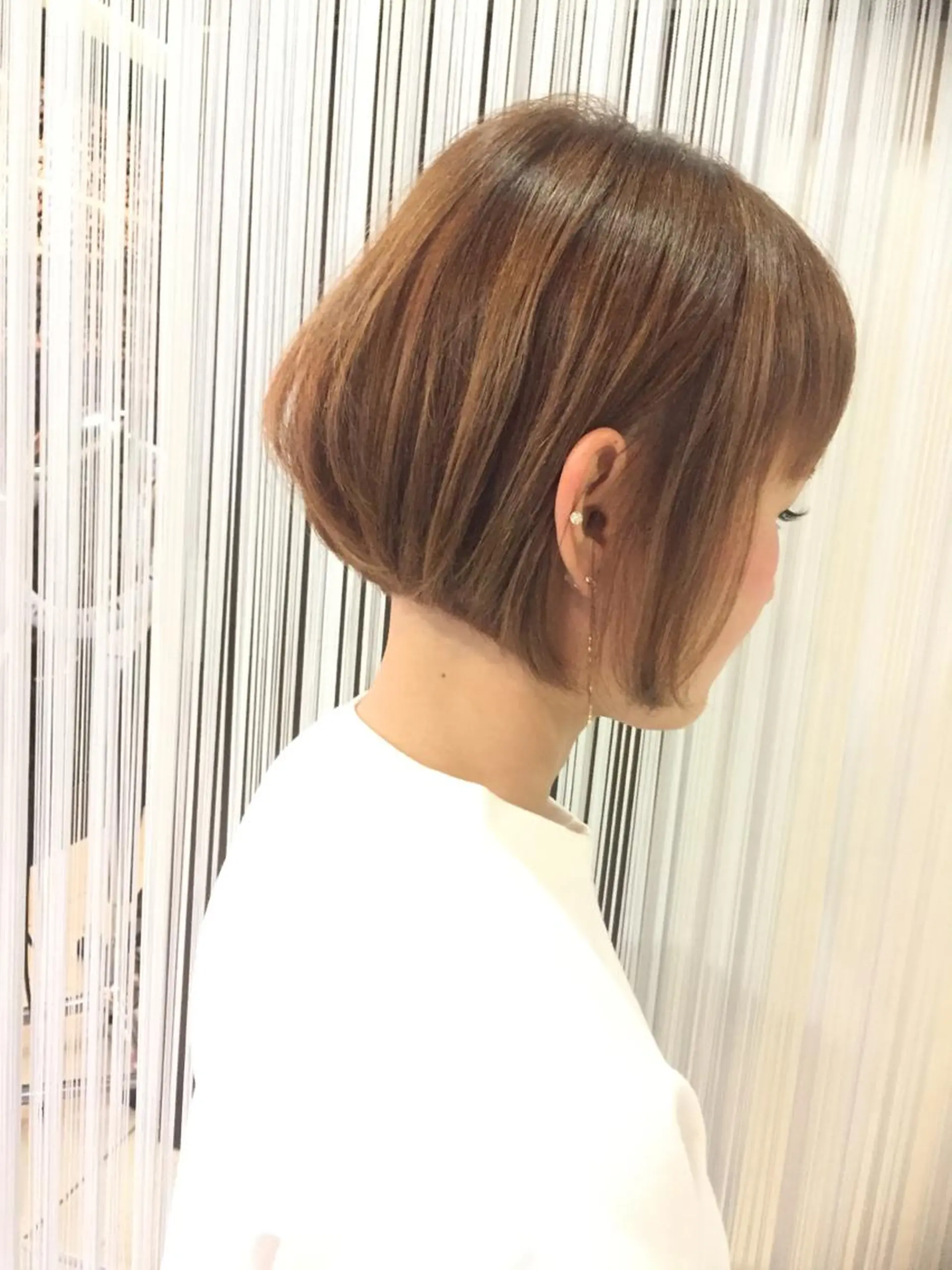 ショート カラー ボブ クレオヘアー久米川サロン所属・沼津 加奈のヘアスタイル