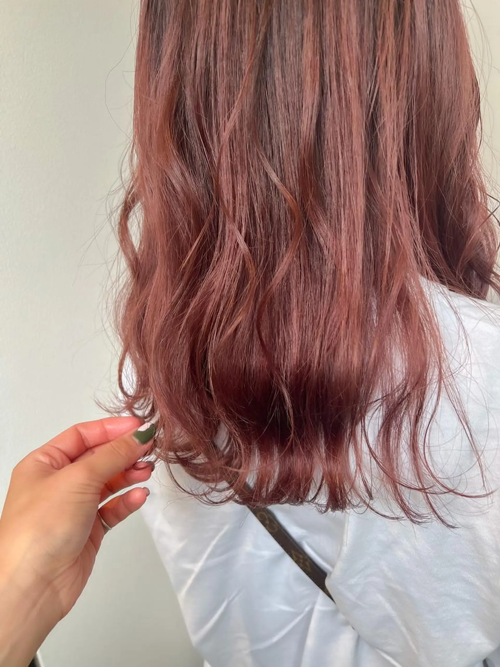 セミロング カラー ブラウンカラー レッドカラー レッドブラウン カット ヘアカラー "小顔カット" Fuko.のヘアスタイル