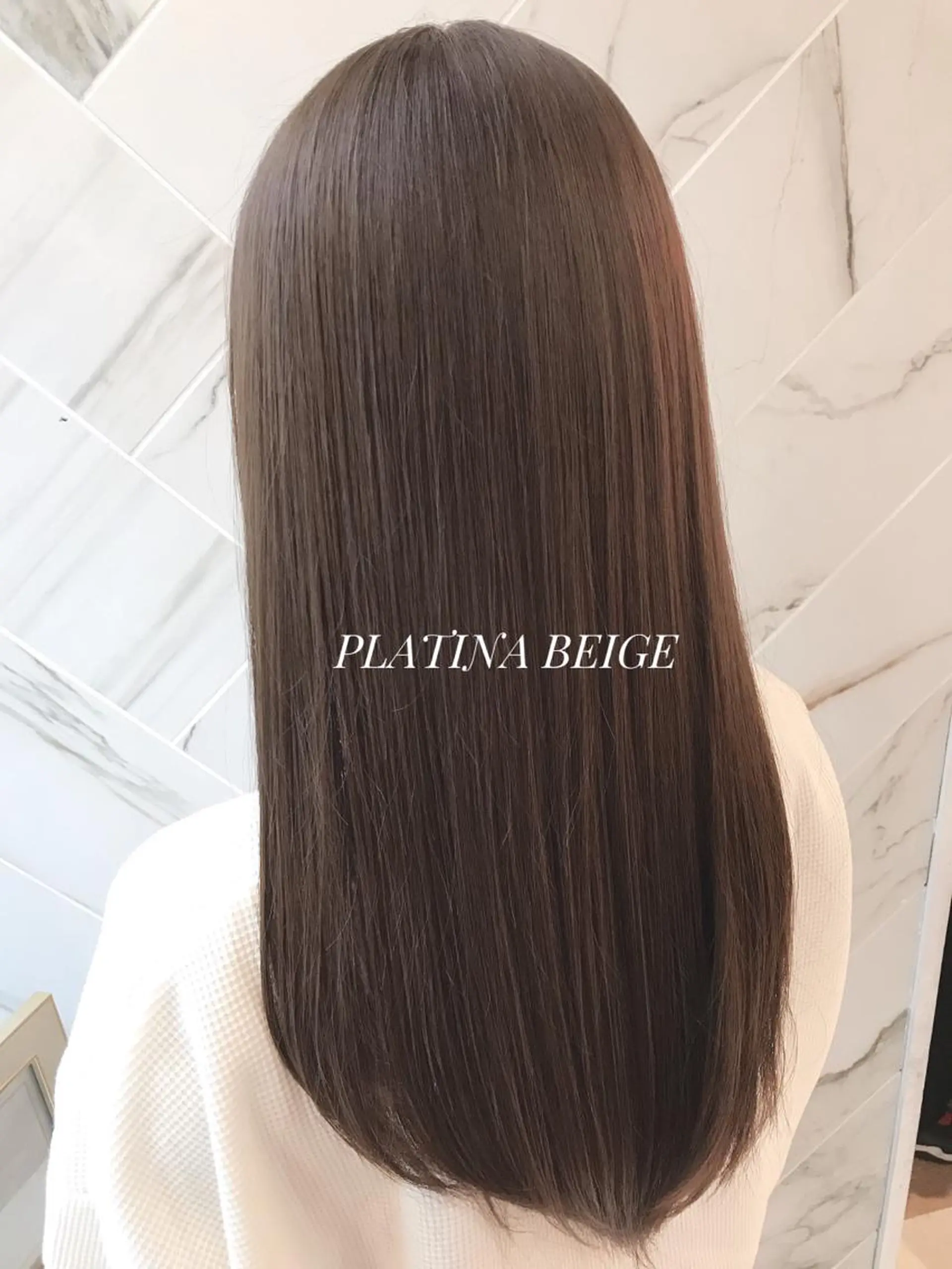 ロング カラー ヘアアレンジ ポニーテール アッシュ 透明感カラー オレンジ カット ヘアカラー トリートメント ヘッドスパ ✨似合うのその先へ✨ 田中延和のヘアスタイル