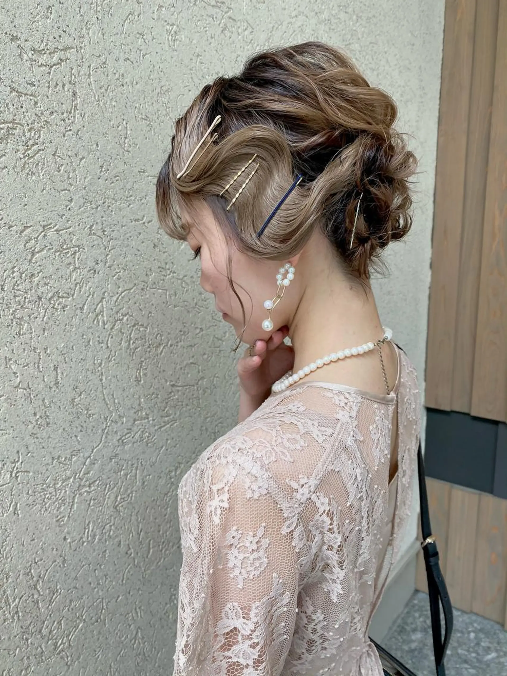 ショート ヘアアレンジ エクステ＆ヘアセット Milaのヘアスタイル