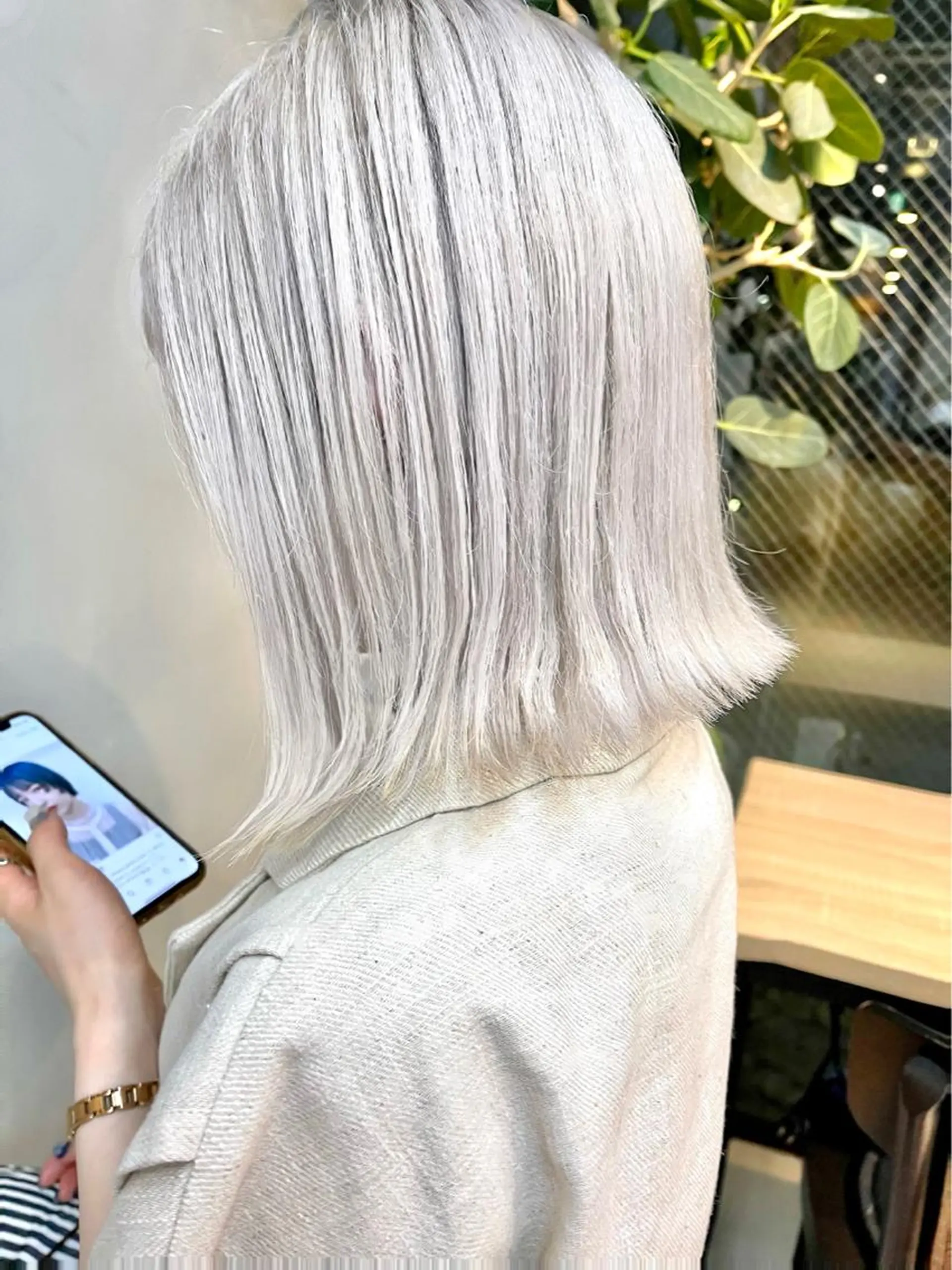 ミディアム カラー ブリーチ mee.urawa所属・似合わせショート×透 明感/やじまたかしのヘアスタイル