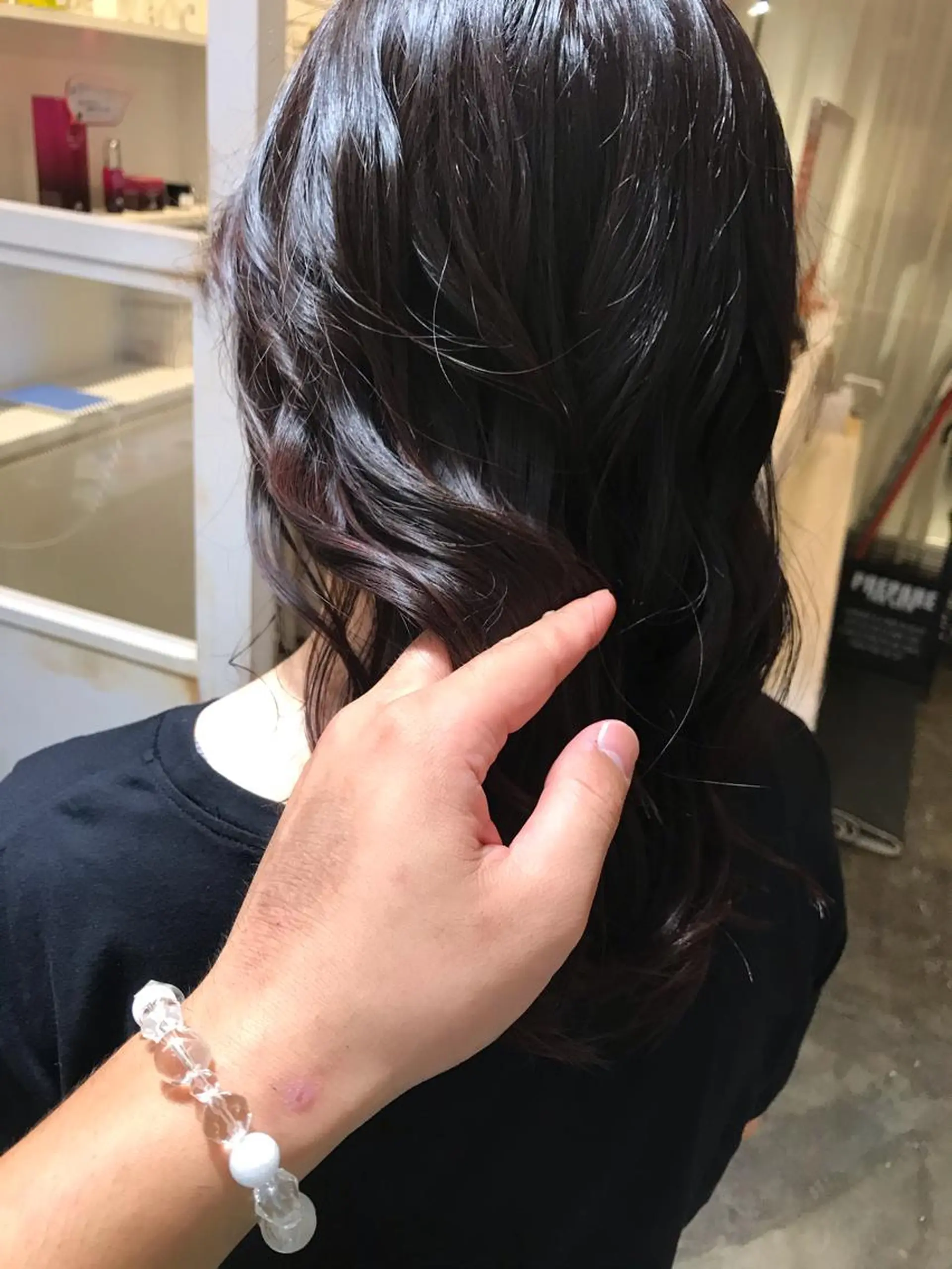 ミディアム カラー [髪質改善] 北生駒 店長/古居聖理のヘアスタイル