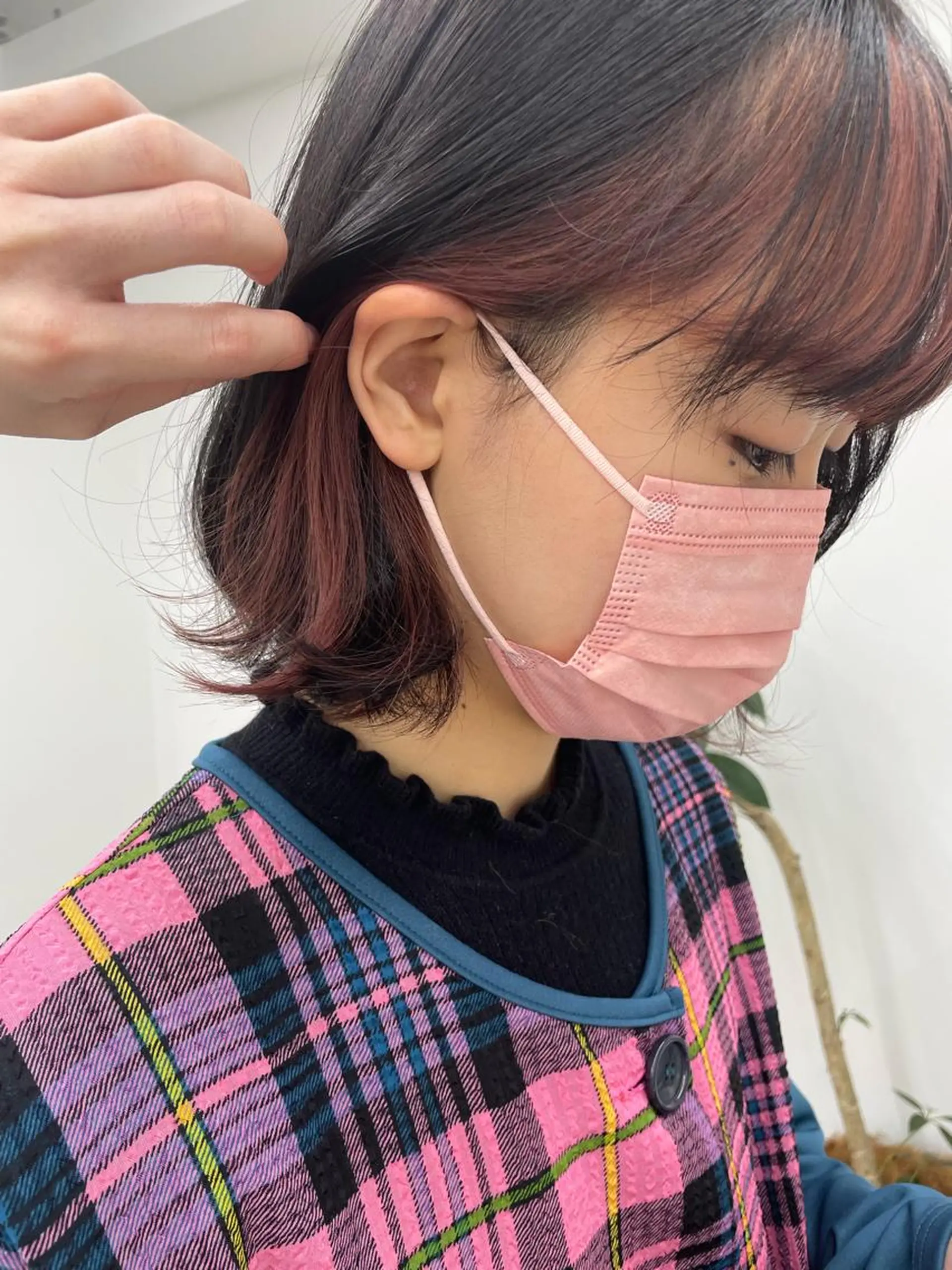 ショート ミストバング sica所属・スタイル撮影 モデル募集momoのヘアスタイル