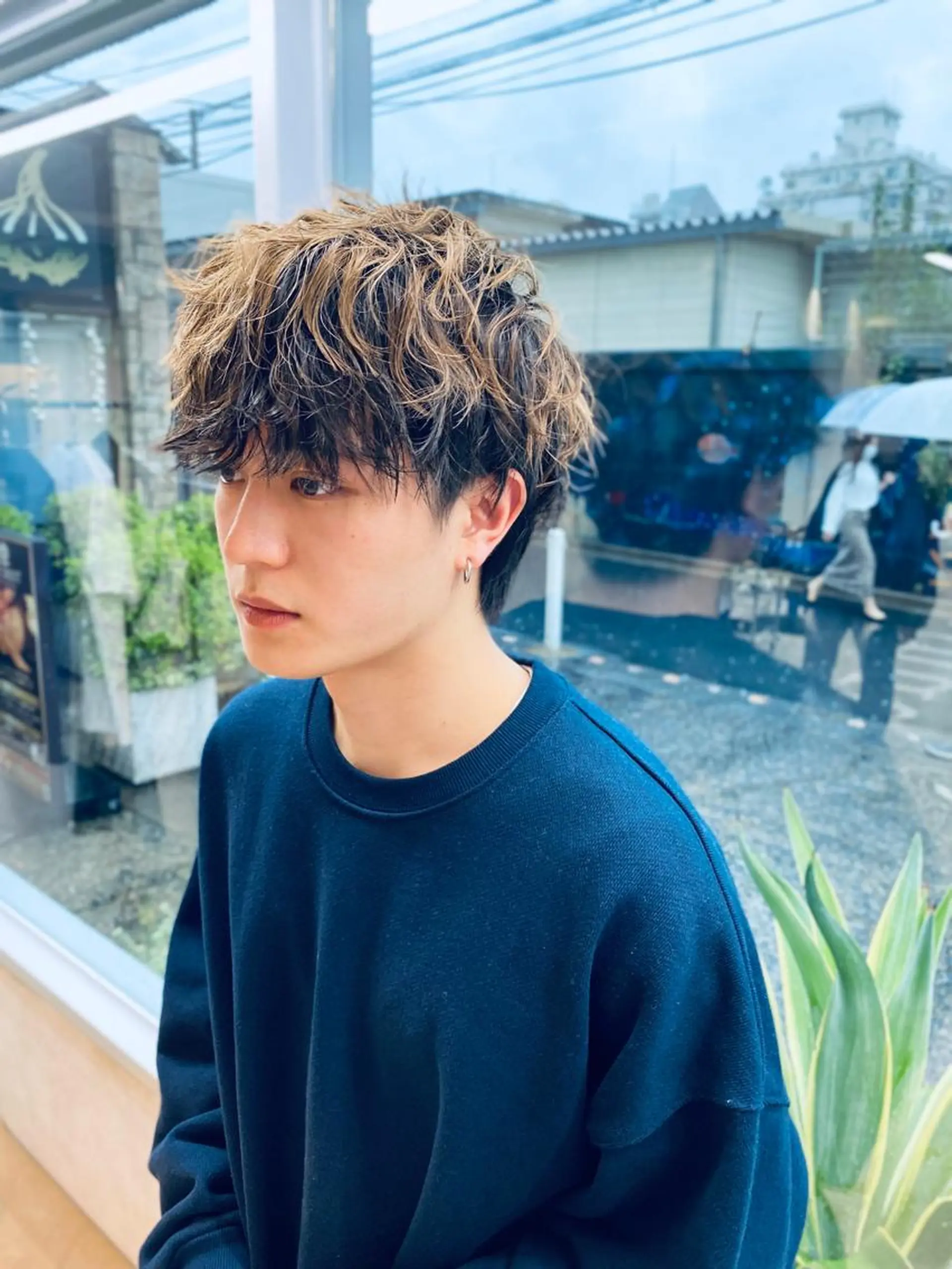 ショート パーマ メンズ パーマ 🌞メンズパーマ ONOE💈のヘアスタイル