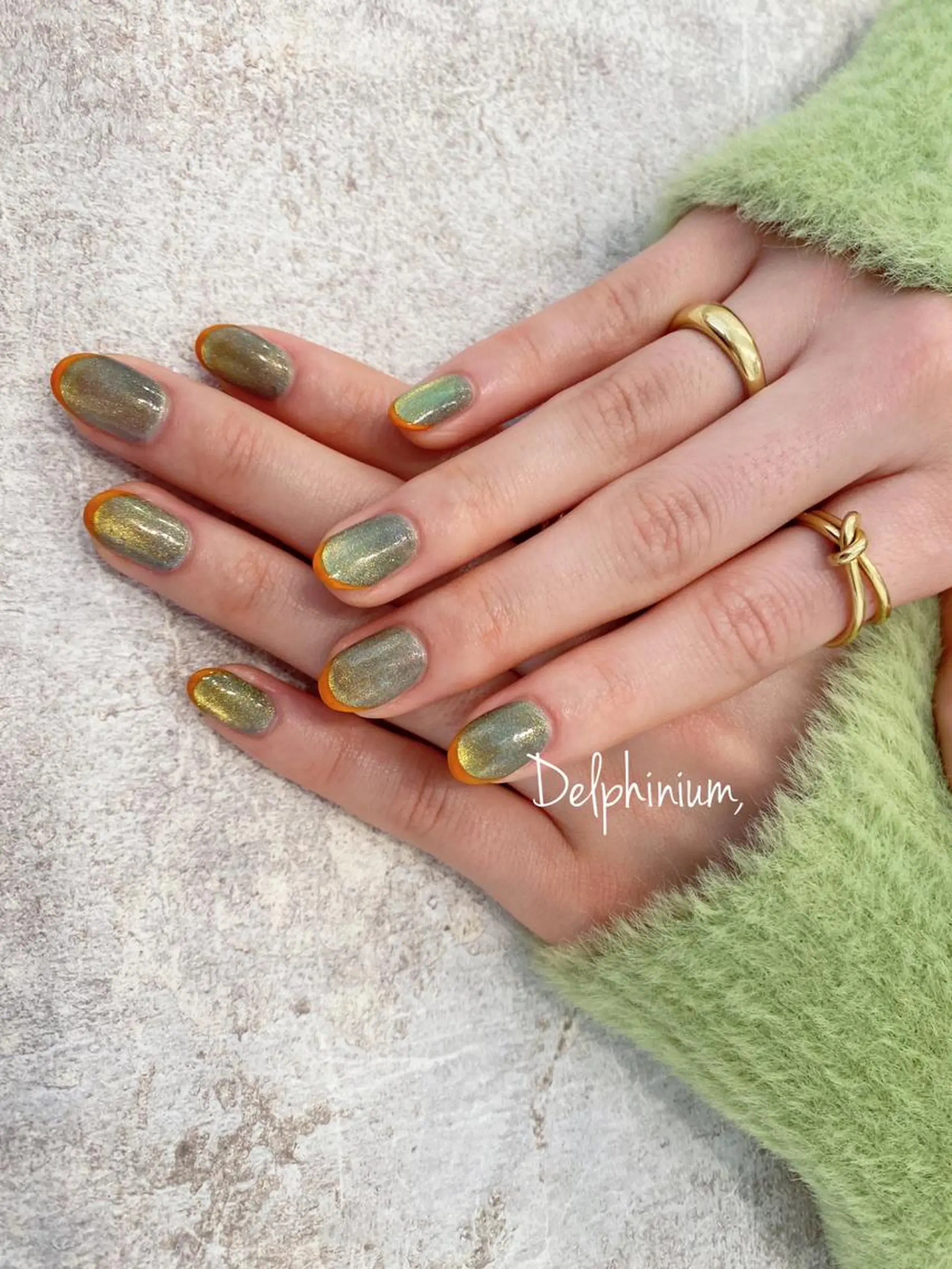 ネイル マグネットネイル 春ネイル ハンドネイル 岡本 友恵のネイルデザイン