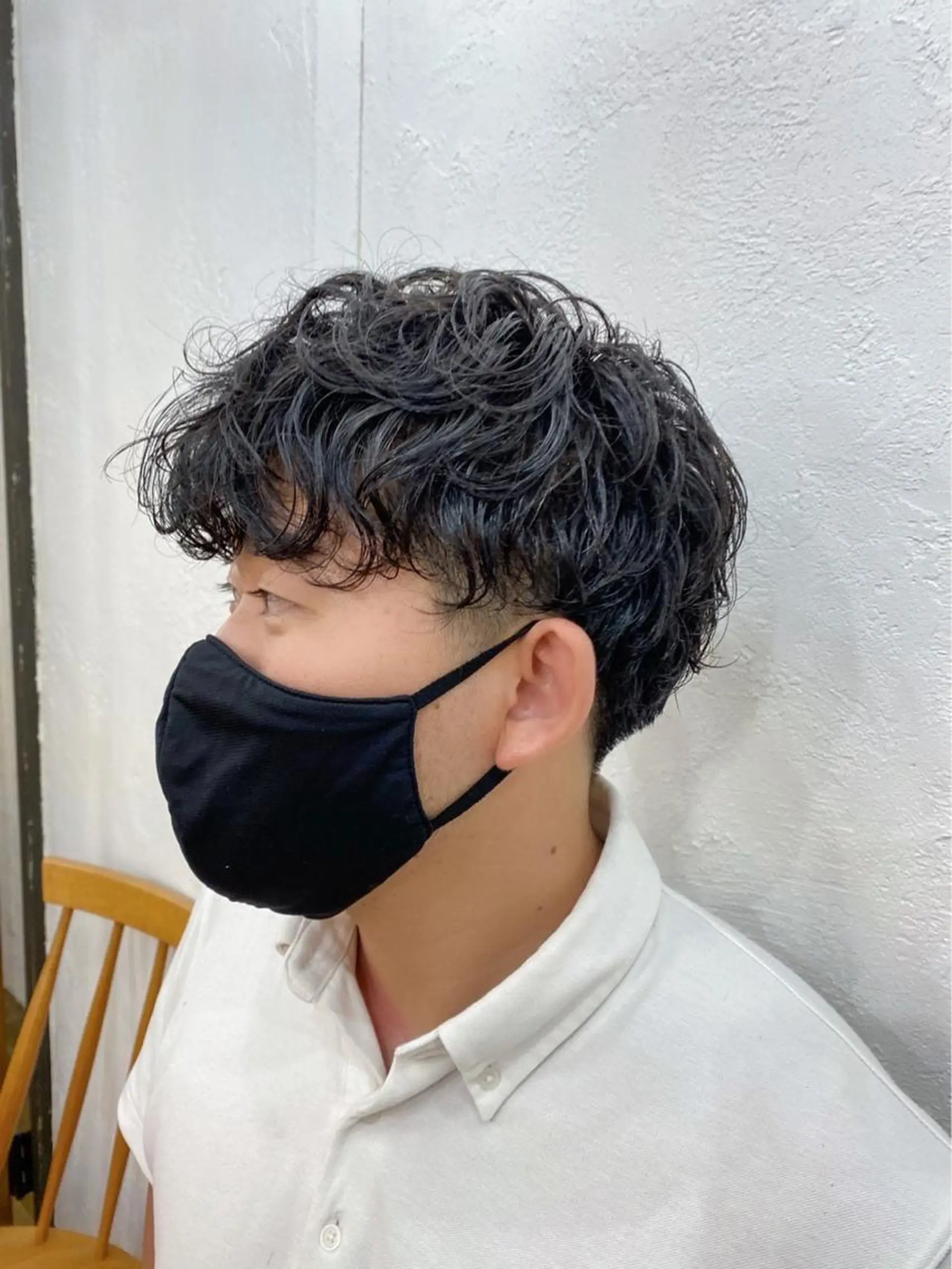 パーマ メンズ カット パーマ トリートメント パーマ、髪質改善 菊地美月のヘアスタイル