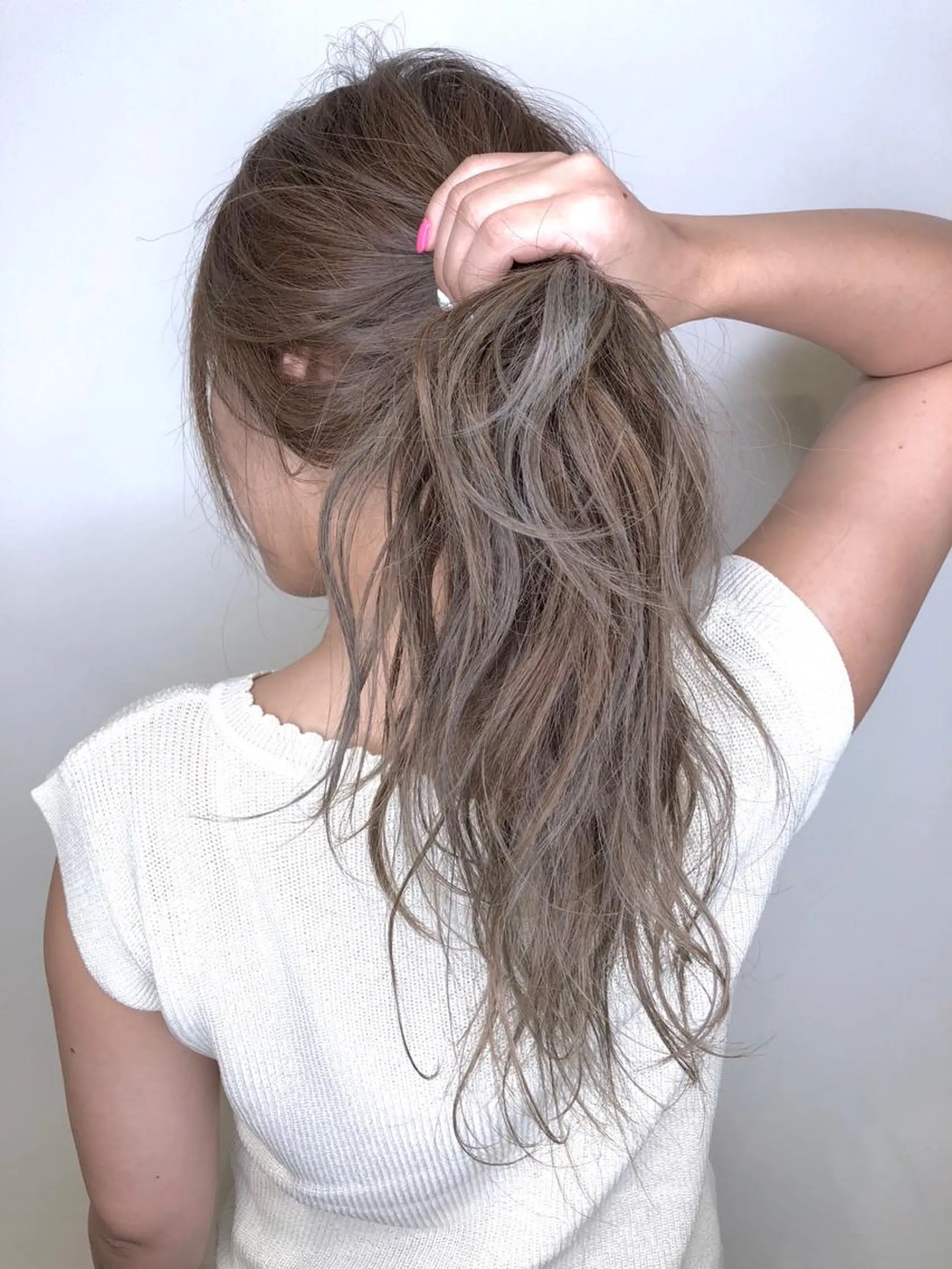 ロング カラー ヘアカラー トリートメント 髪質改善/イルミナ/ 城崎のヘアスタイル