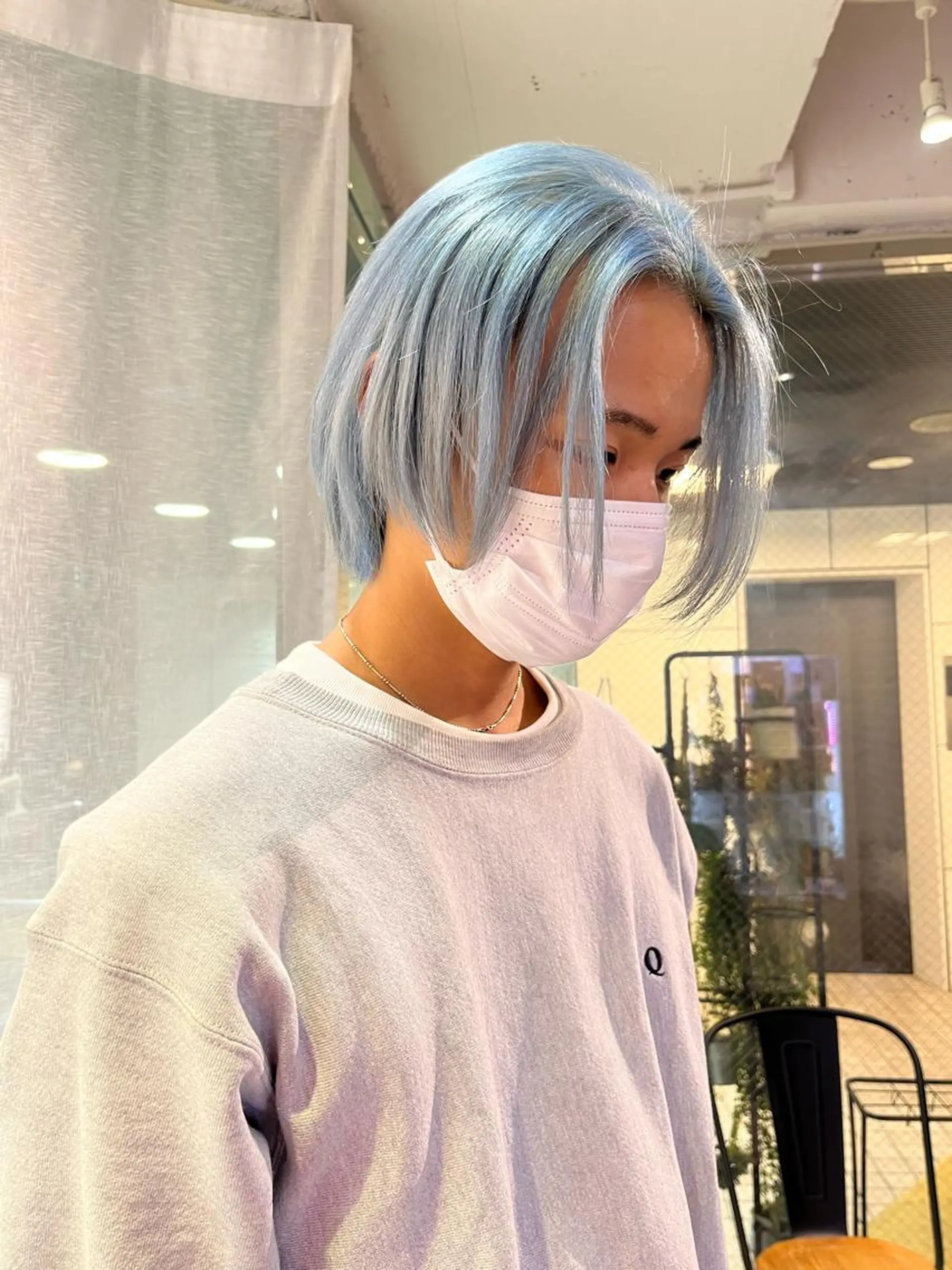 ショート カラー 💖デザインカラー/ タダ ハナカ💖のヘアスタイル