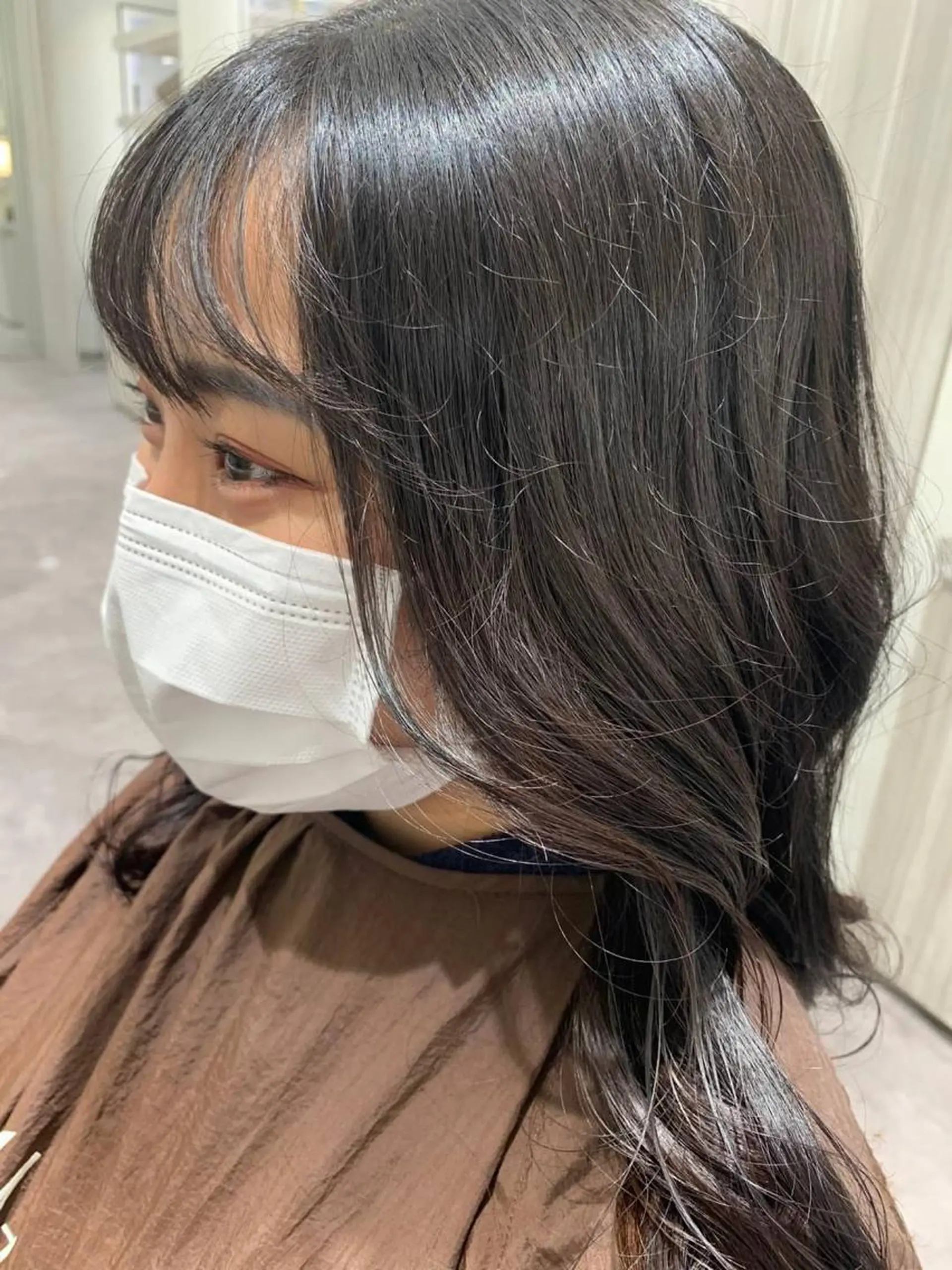 セミロング 恒川 ひなたのヘアスタイル